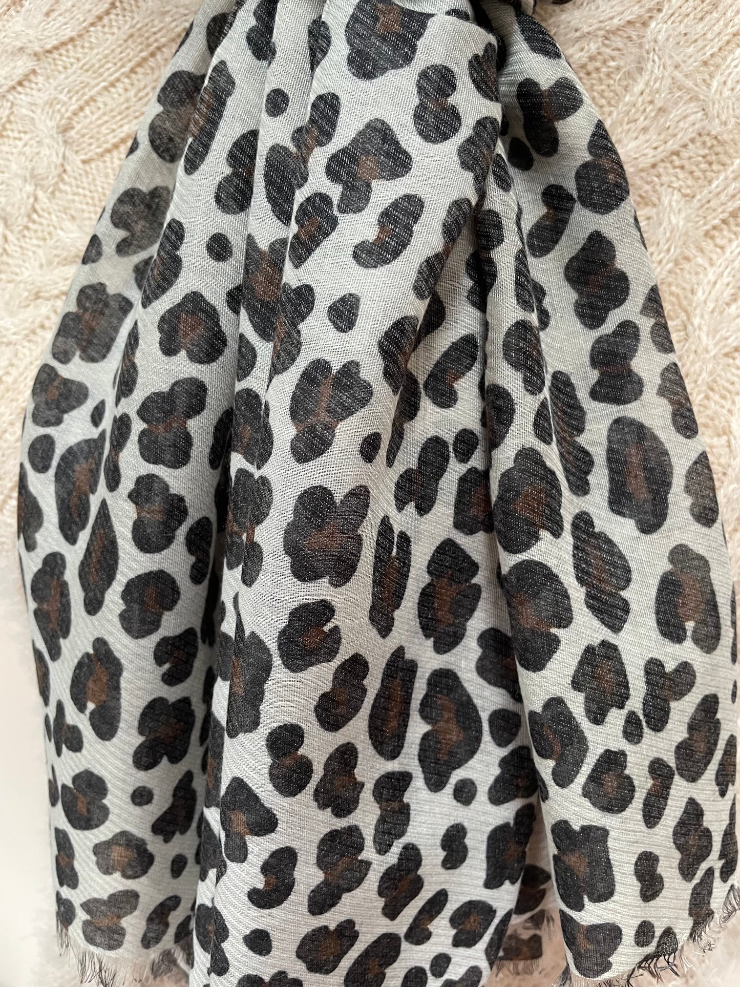Leopard Print Scarf