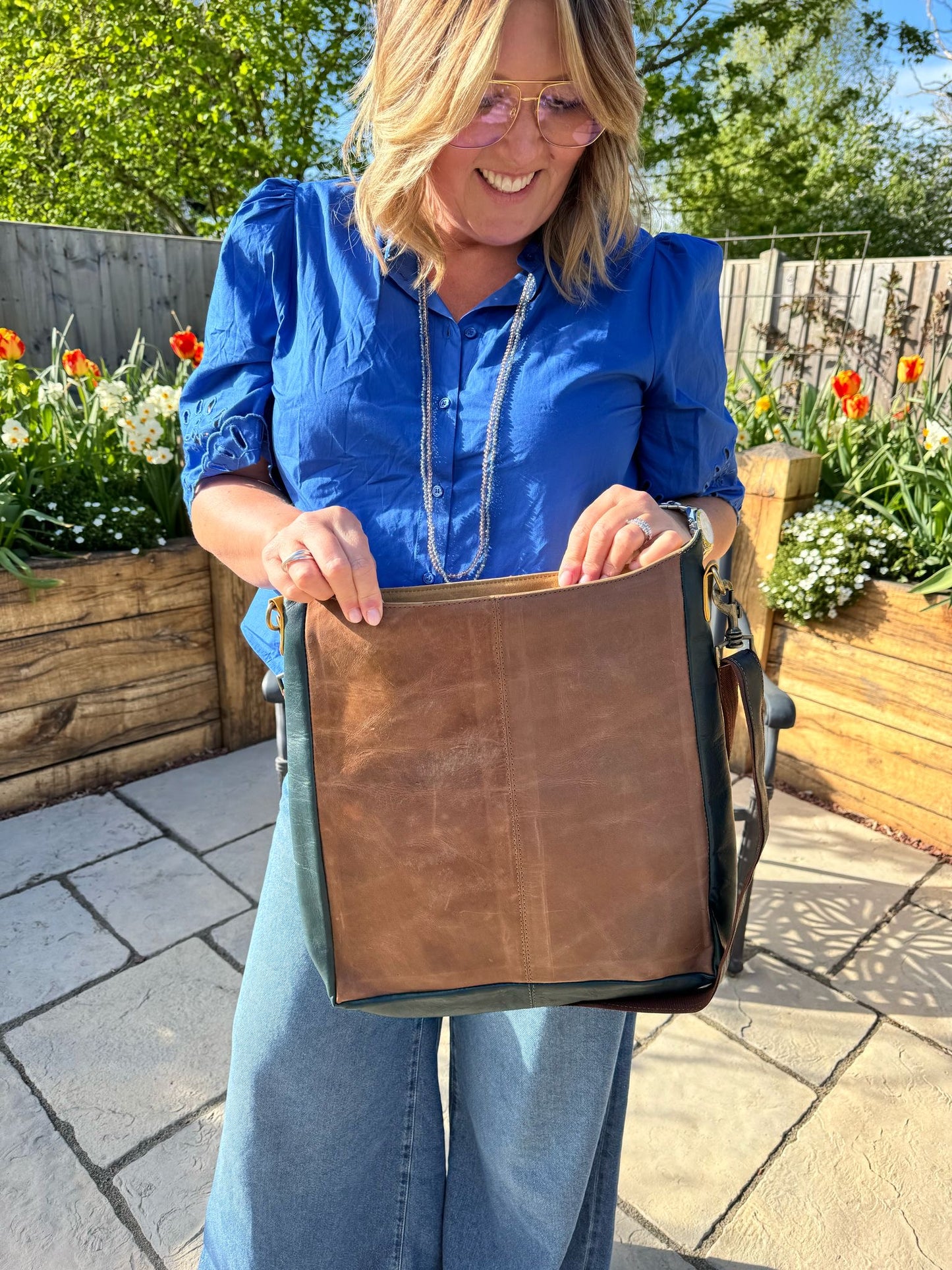 Nephele Joy Bags Unique Handmade Recycled Sustainable Leather Upcycled Rainbow