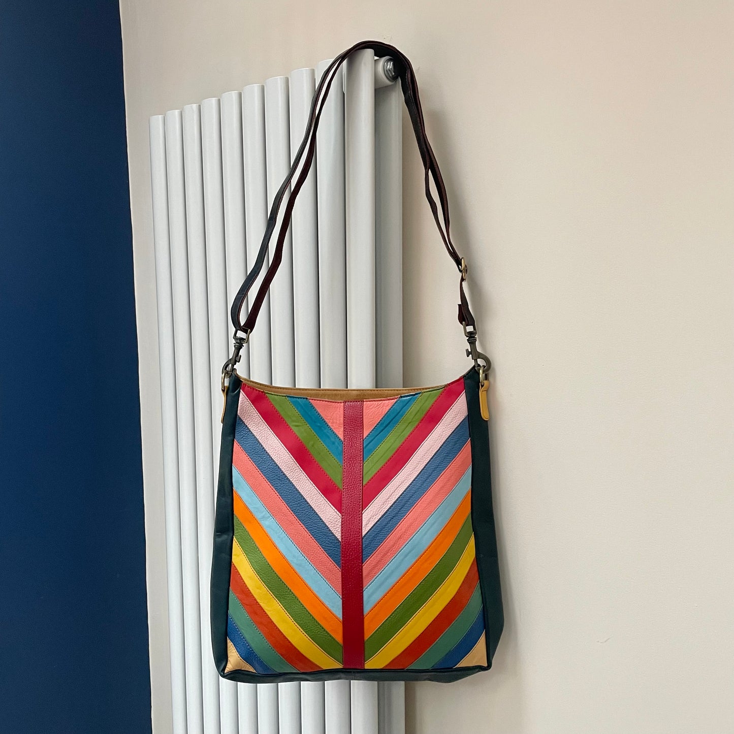 Nephele Joy Bags Unique Handmade Recycled Sustainable Leather Upcycled Rainbow