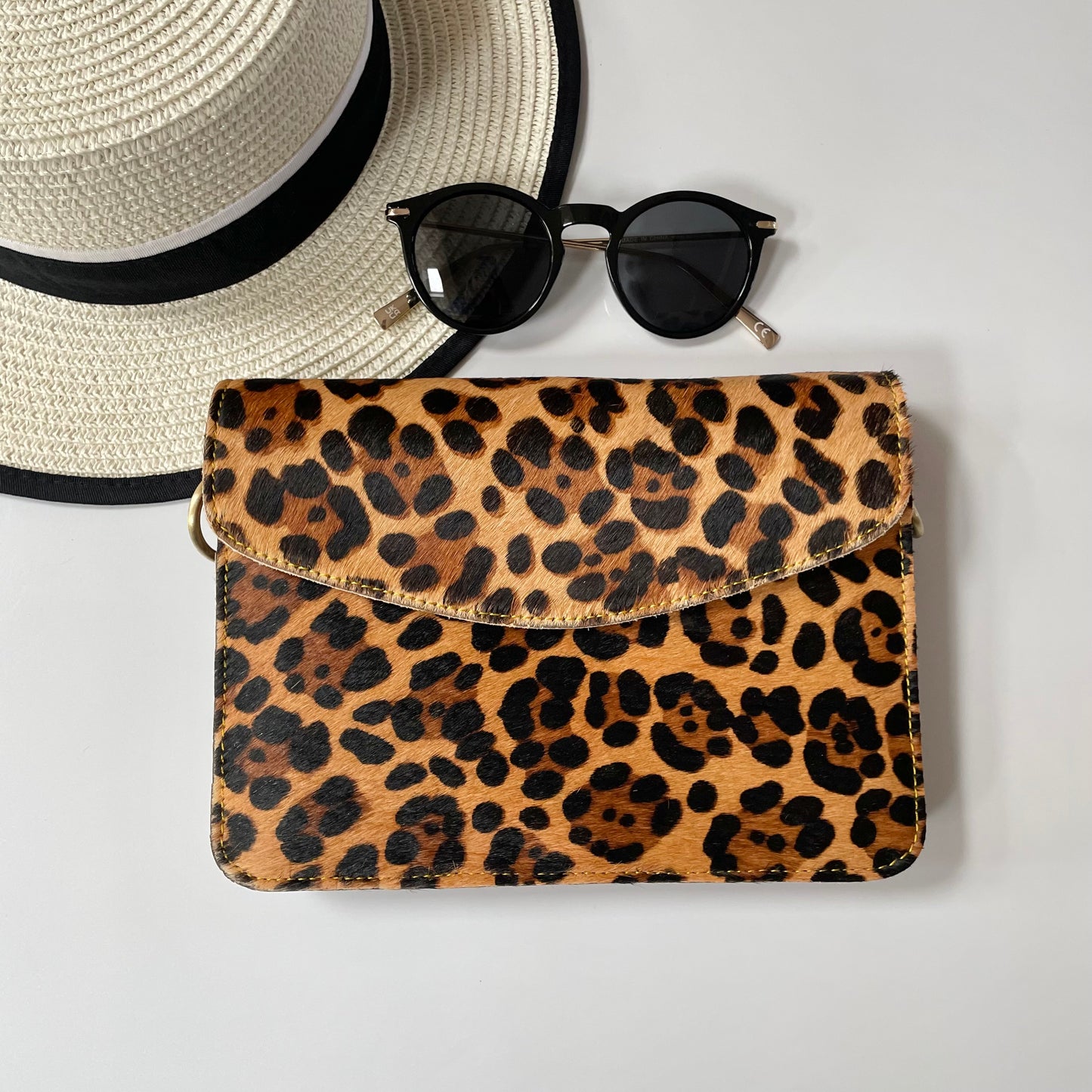 OUTLET Nephele Eadie Full Print Bag Unique Handmade Recycled Sustainable Leather