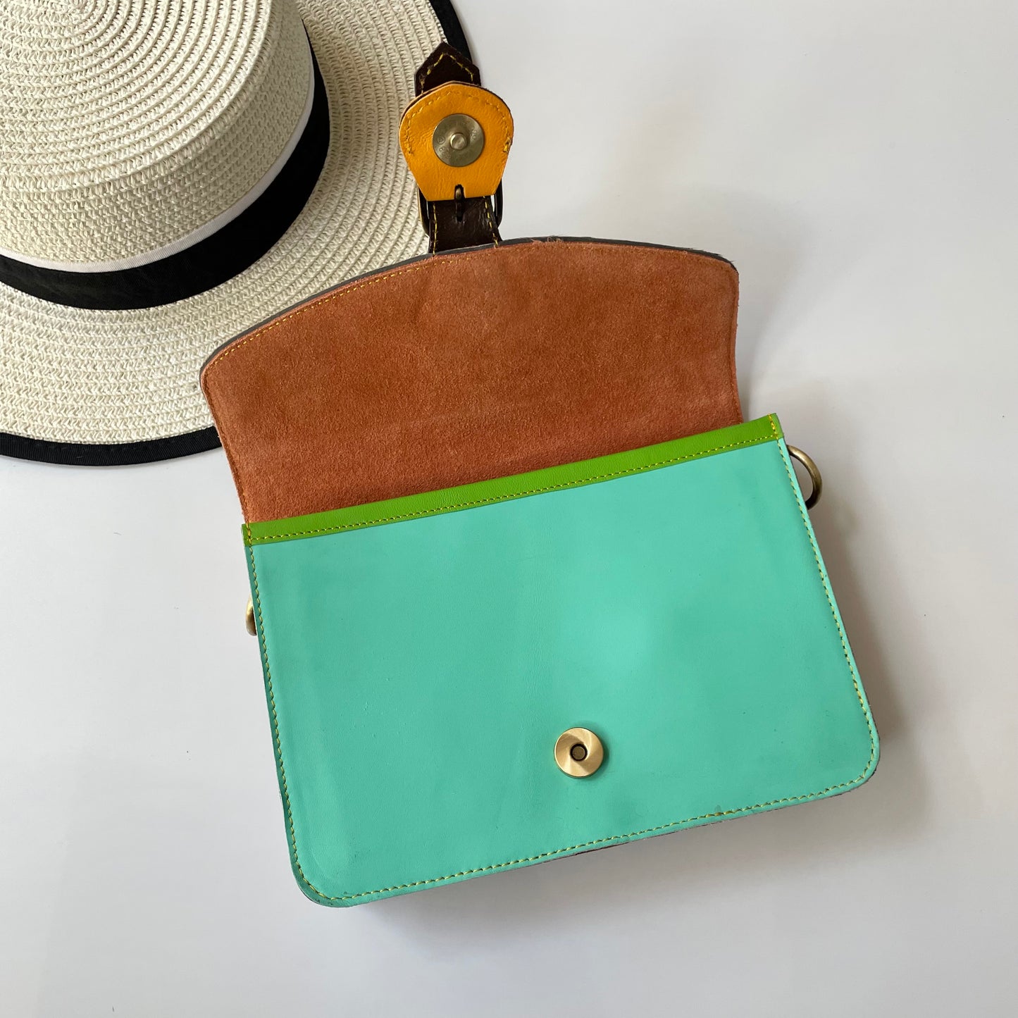 OUTLET Nephele Nancy Bag Unique Handmade Recycled Sustainable Leather