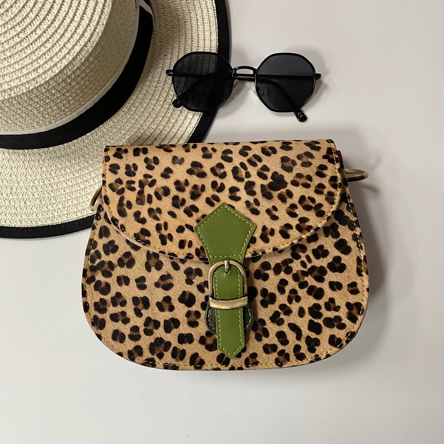 Nephele Tallulah Full Print Bags Unique Handmade Recycled Sustainable Upcycled Leather