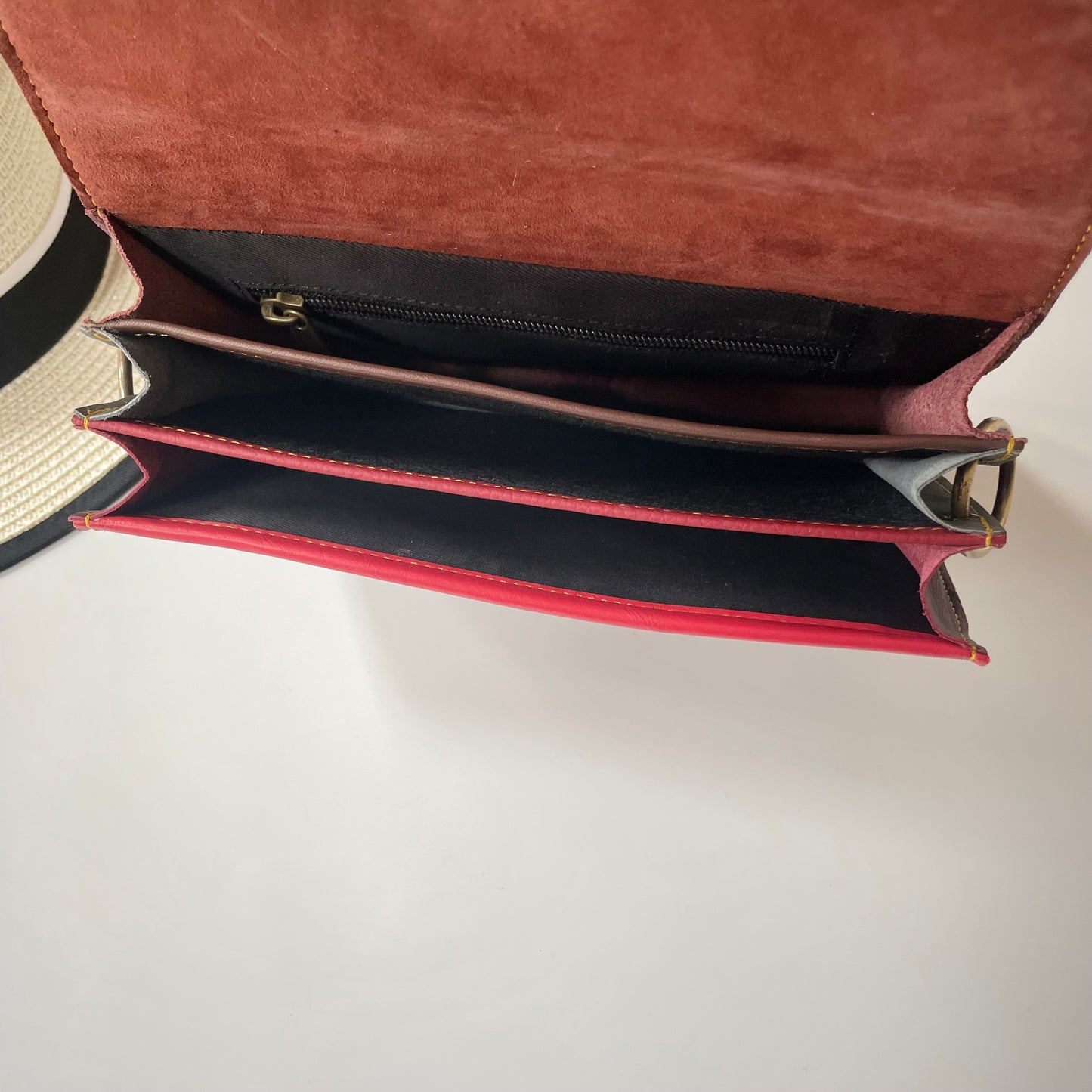 Nephele Nancy Full Print Bags Unique Handmade Recycled Sustainable Upcycled Leather