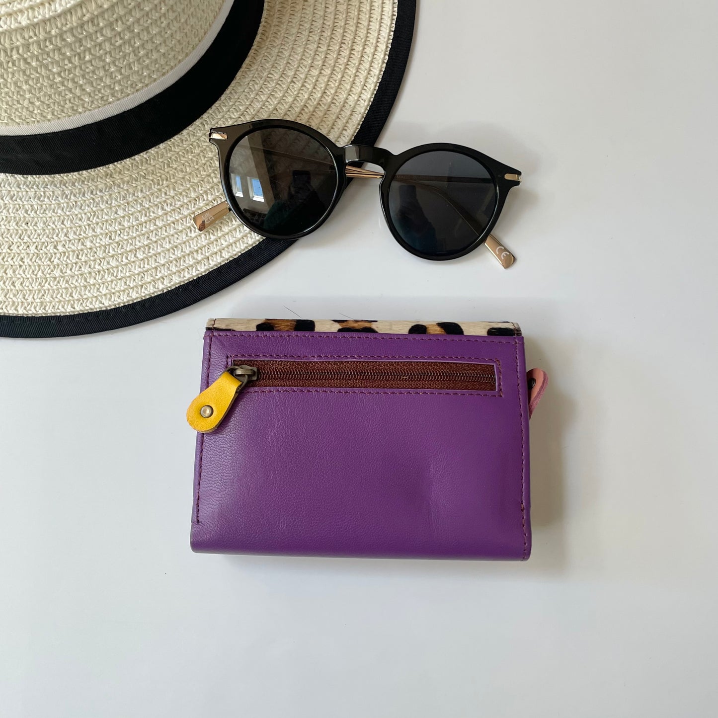 OUTLET Nephele Erin Purse Unique Handmade Recycled Sustainable Leather