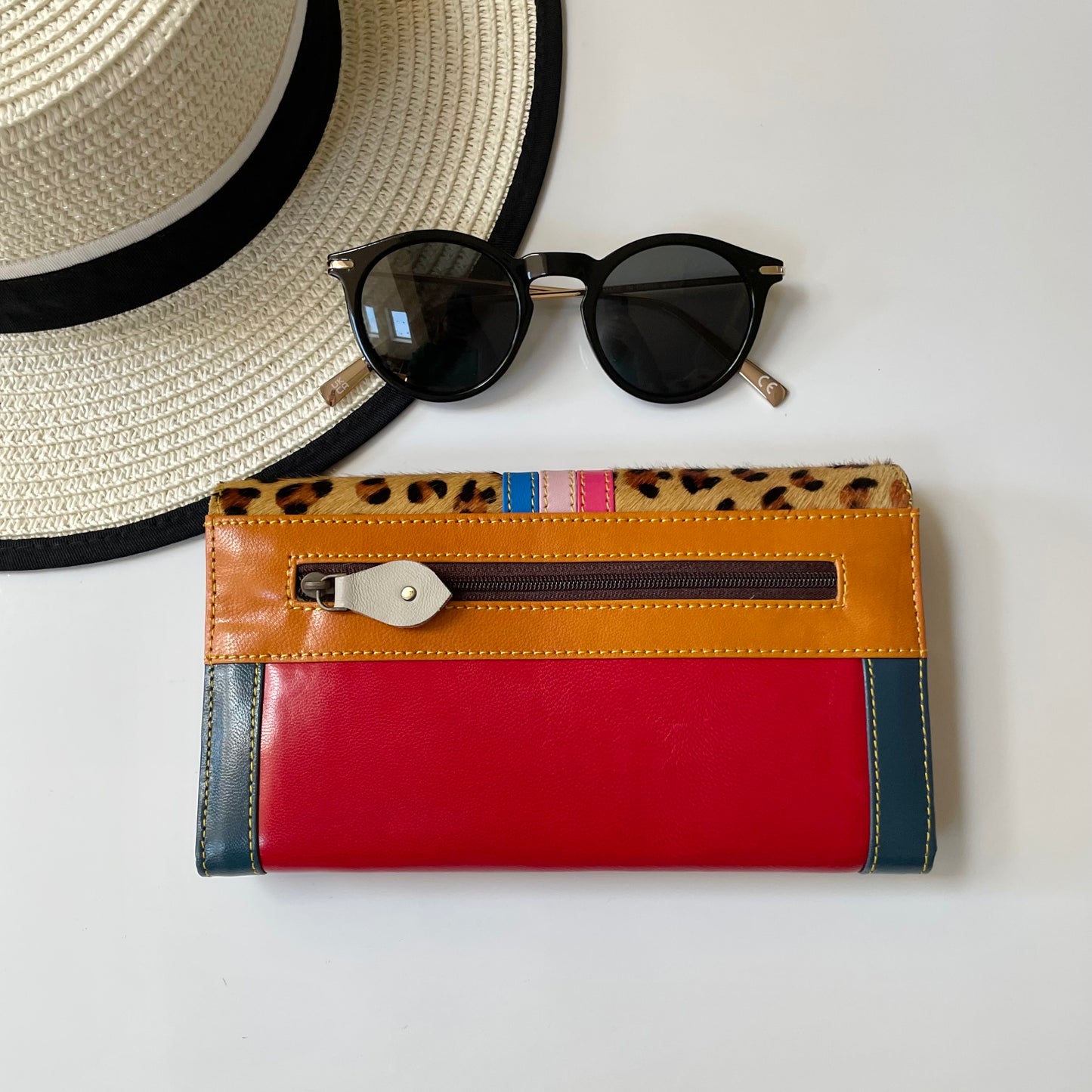 OUTLET Nephele Nellie Purse Unique Handmade Recycled Sustainable Leather