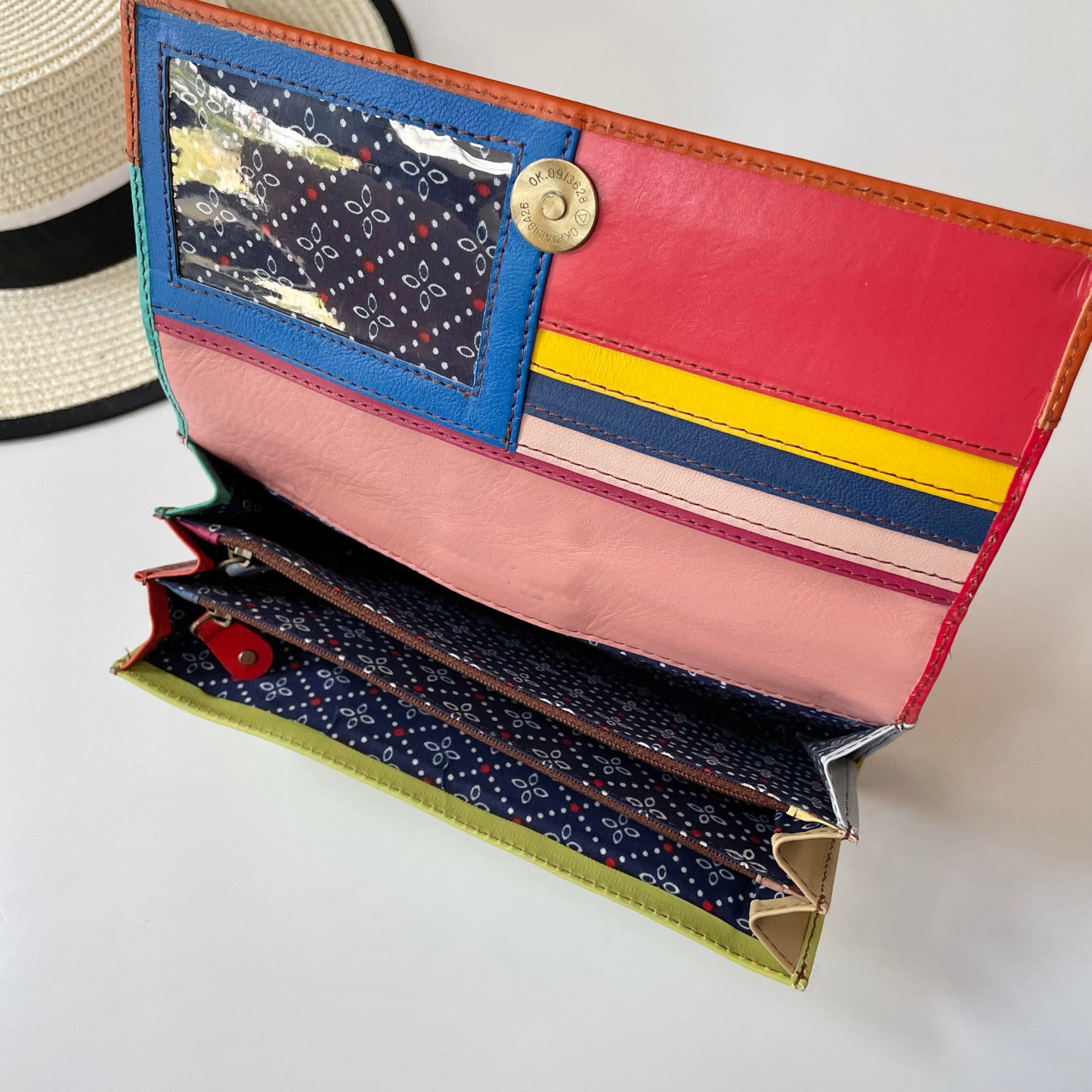 OUTLET Nephele Drew Purse Unique Handmade Recycled Sustainable Leather