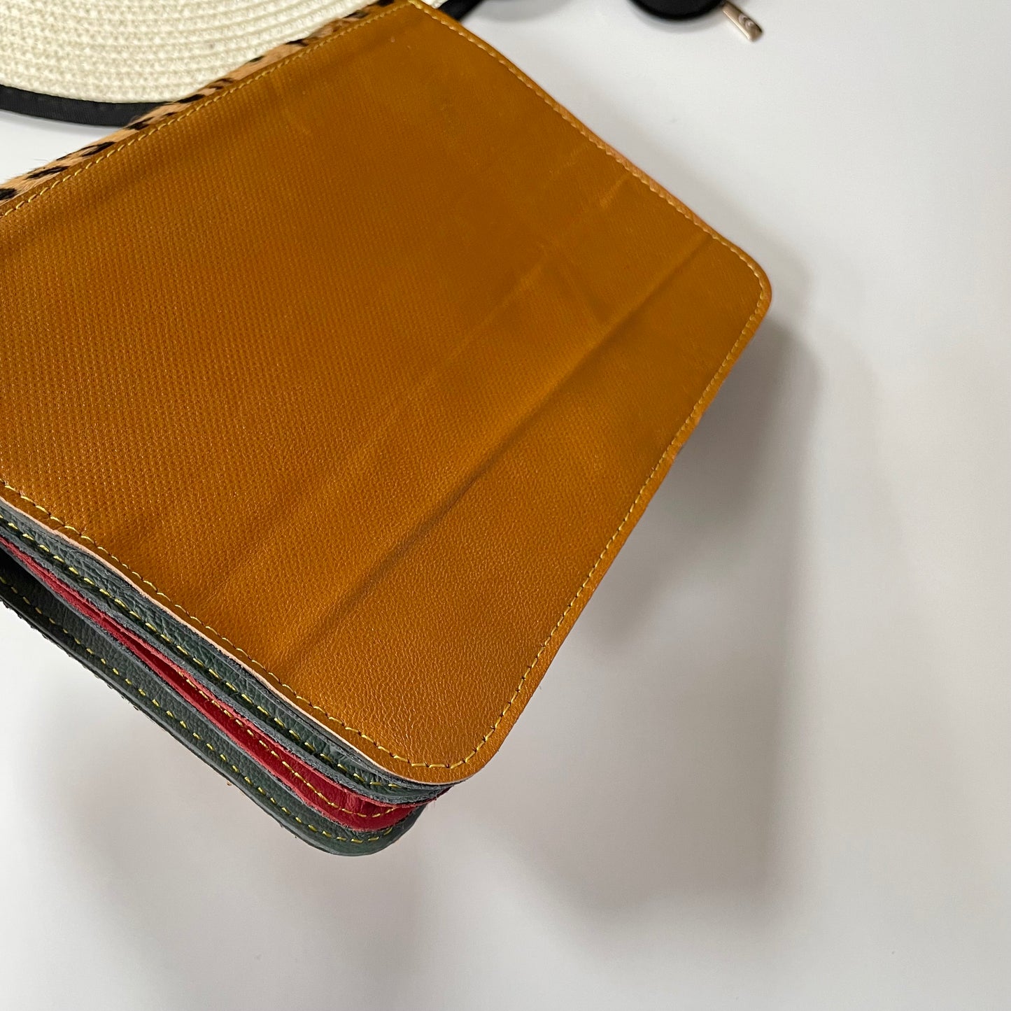 OUTLET Nephele Eadie Full Print Bag Unique Handmade Recycled Sustainable Leather