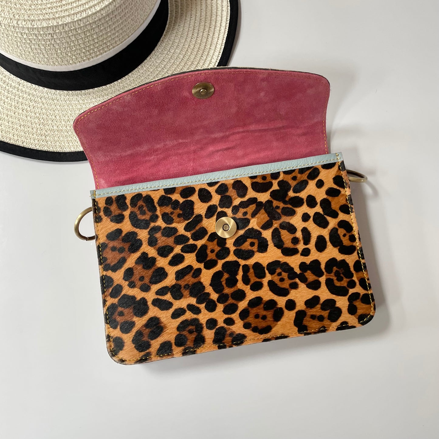 OUTLET Nephele Eadie Full Print Bag Unique Handmade Recycled Sustainable Leather