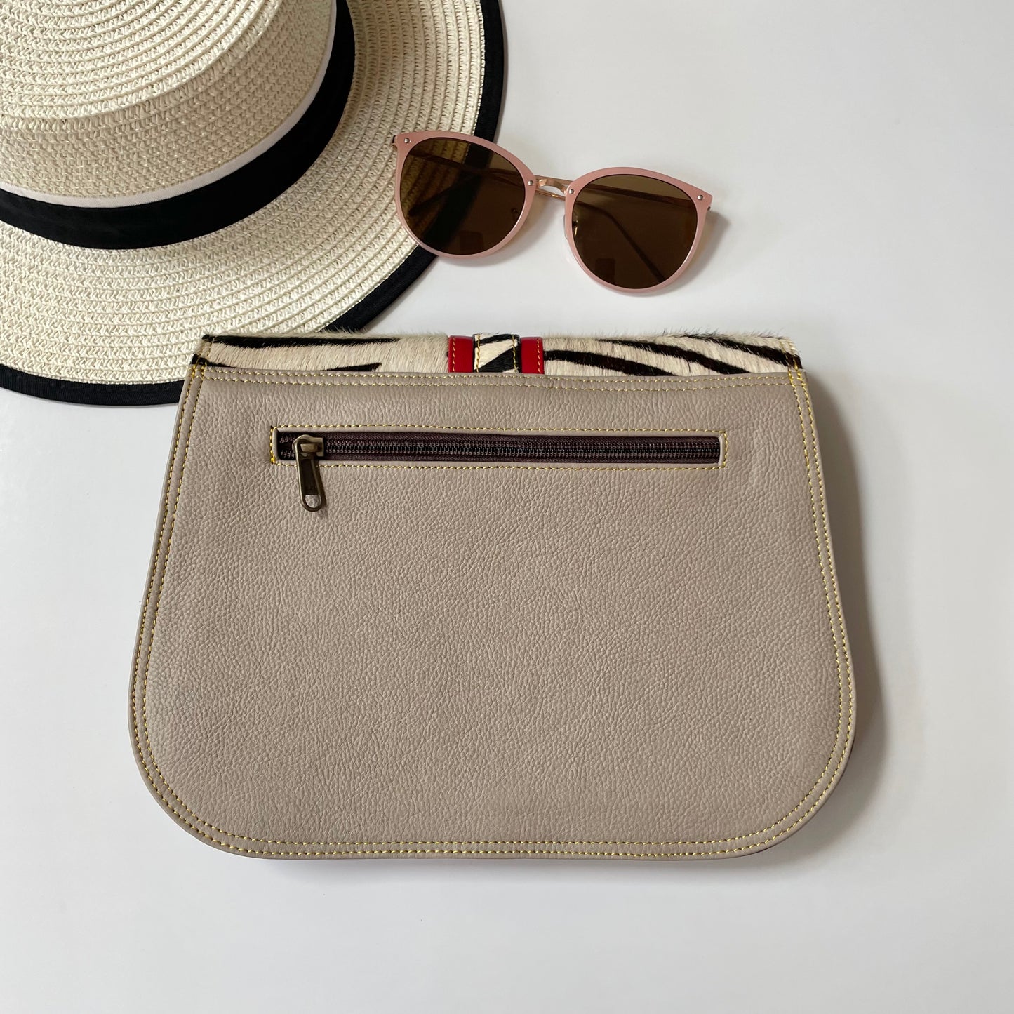 OUTLET Nephele Vanessa Bag Unique Handmade Recycled Sustainable Leather