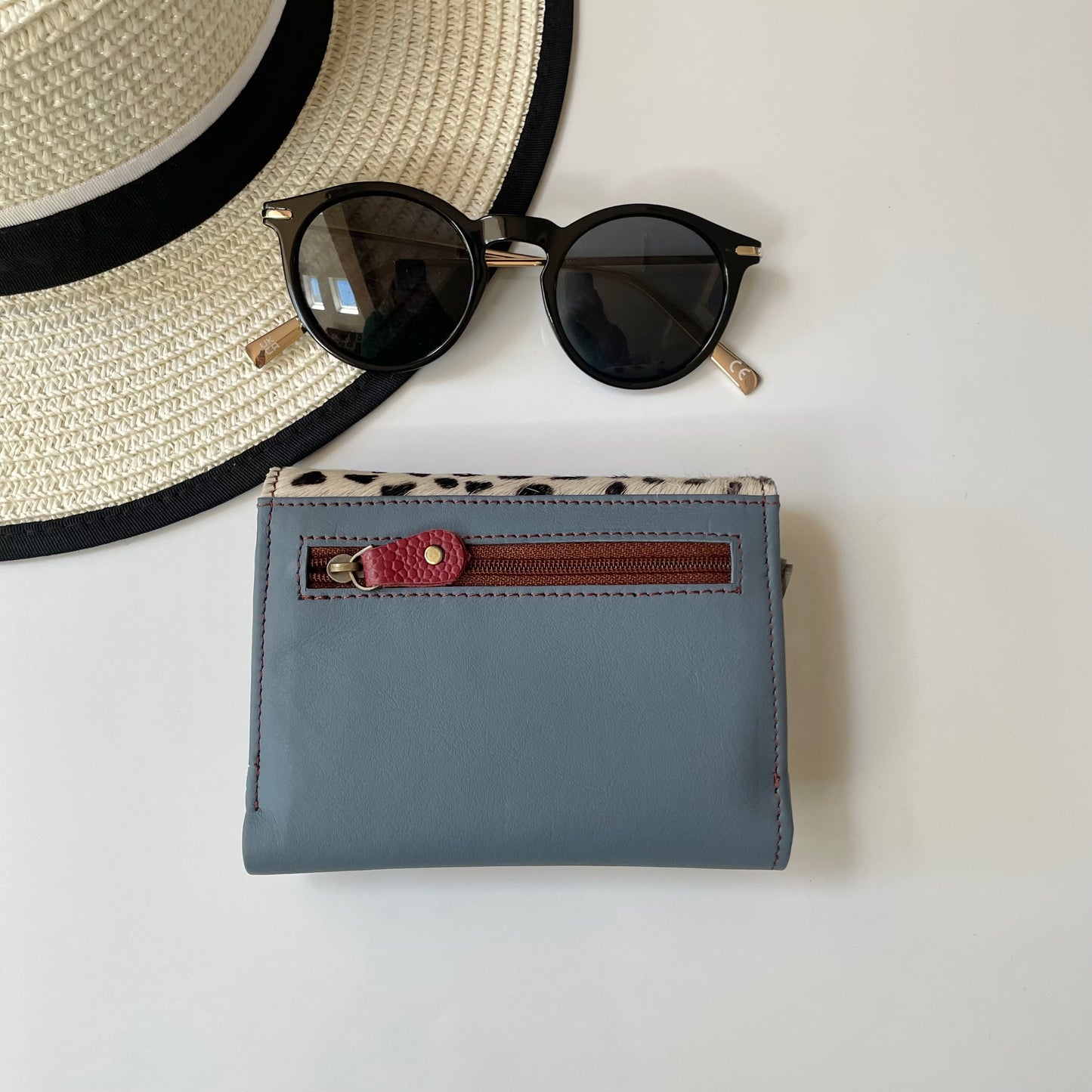 OUTLET Nephele Erin Purse Unique Handmade Recycled Sustainable Leather