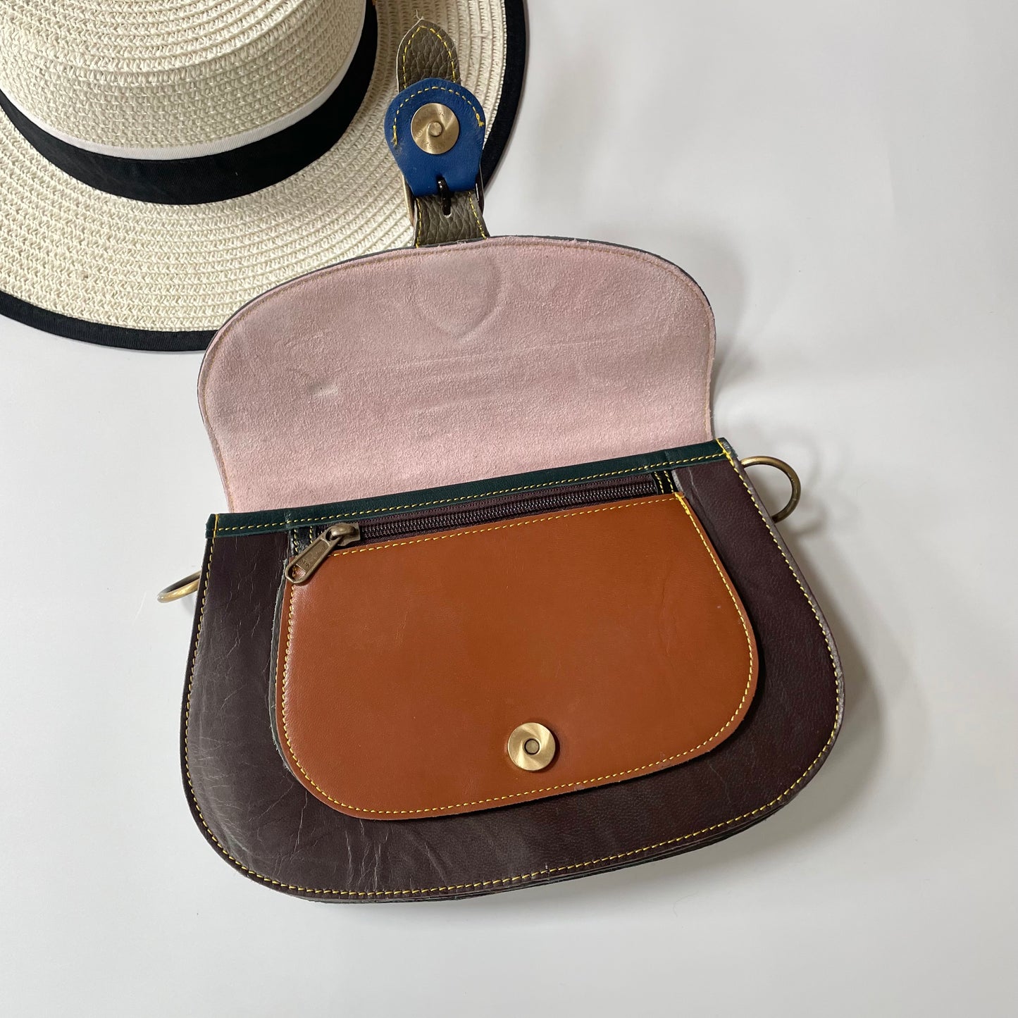 OUTLET Nephele Josephine Bag Unique Handmade Recycled Sustainable Leather