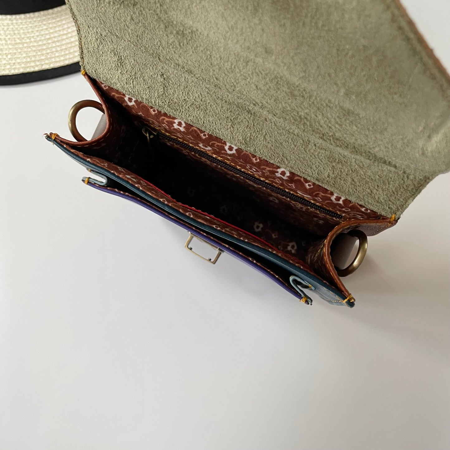 Nephele Mini Vivian Bags Unique Handmade Recycled Sustainable Upcycled Leather