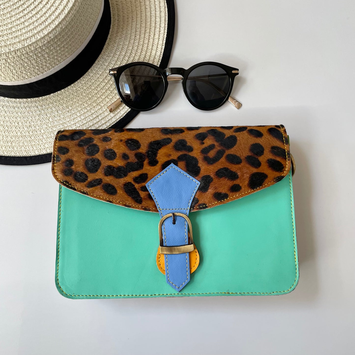 OUTLET Nephele Nancy Bag Unique Handmade Recycled Sustainable Leather