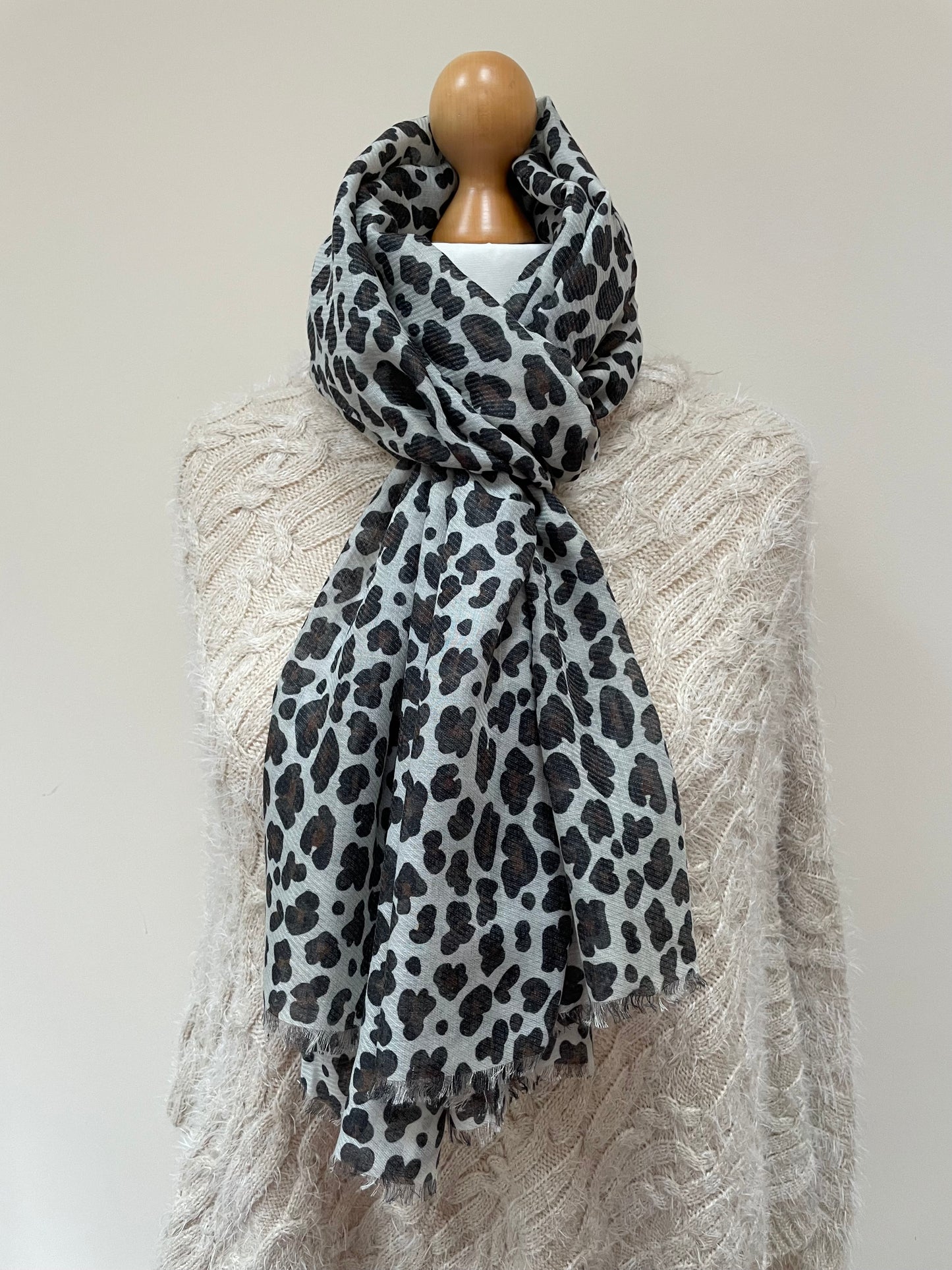 Leopard Print Scarf