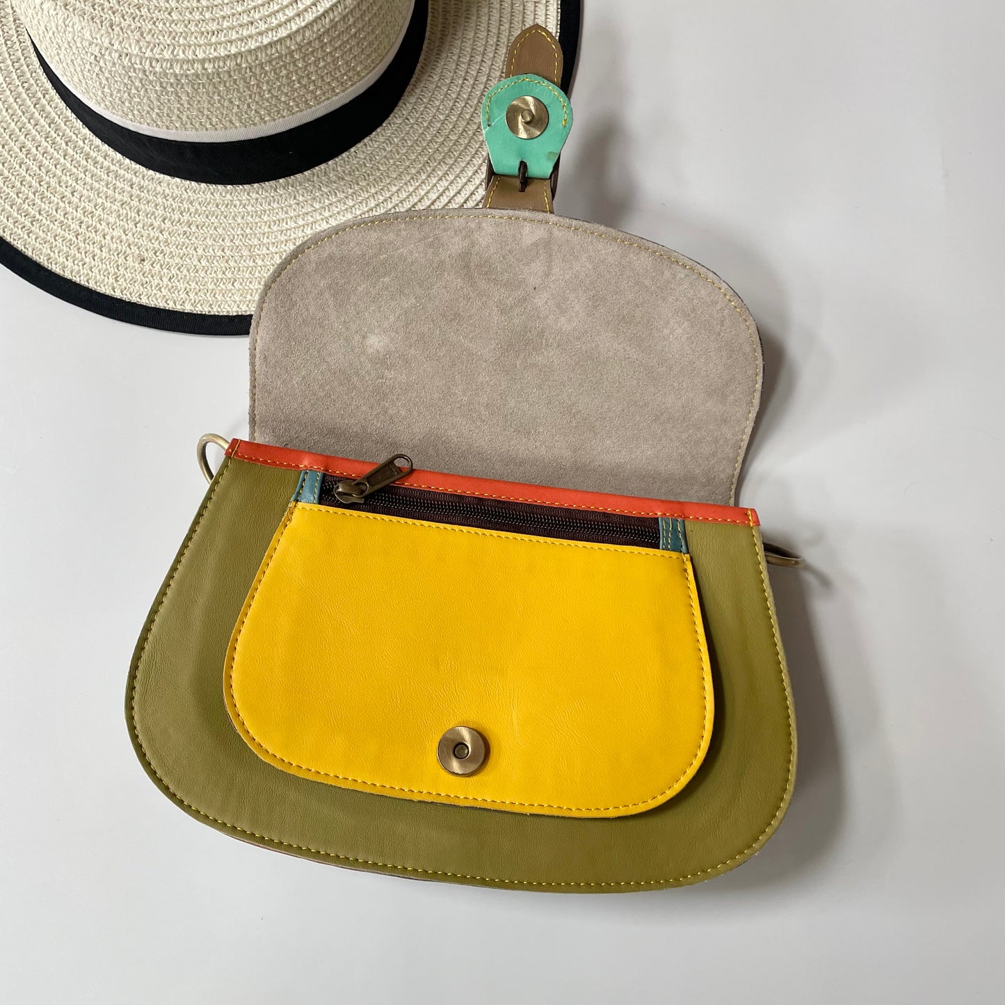 OUTLET Nephele Josephine Bag Unique Handmade Recycled Sustainable Leather