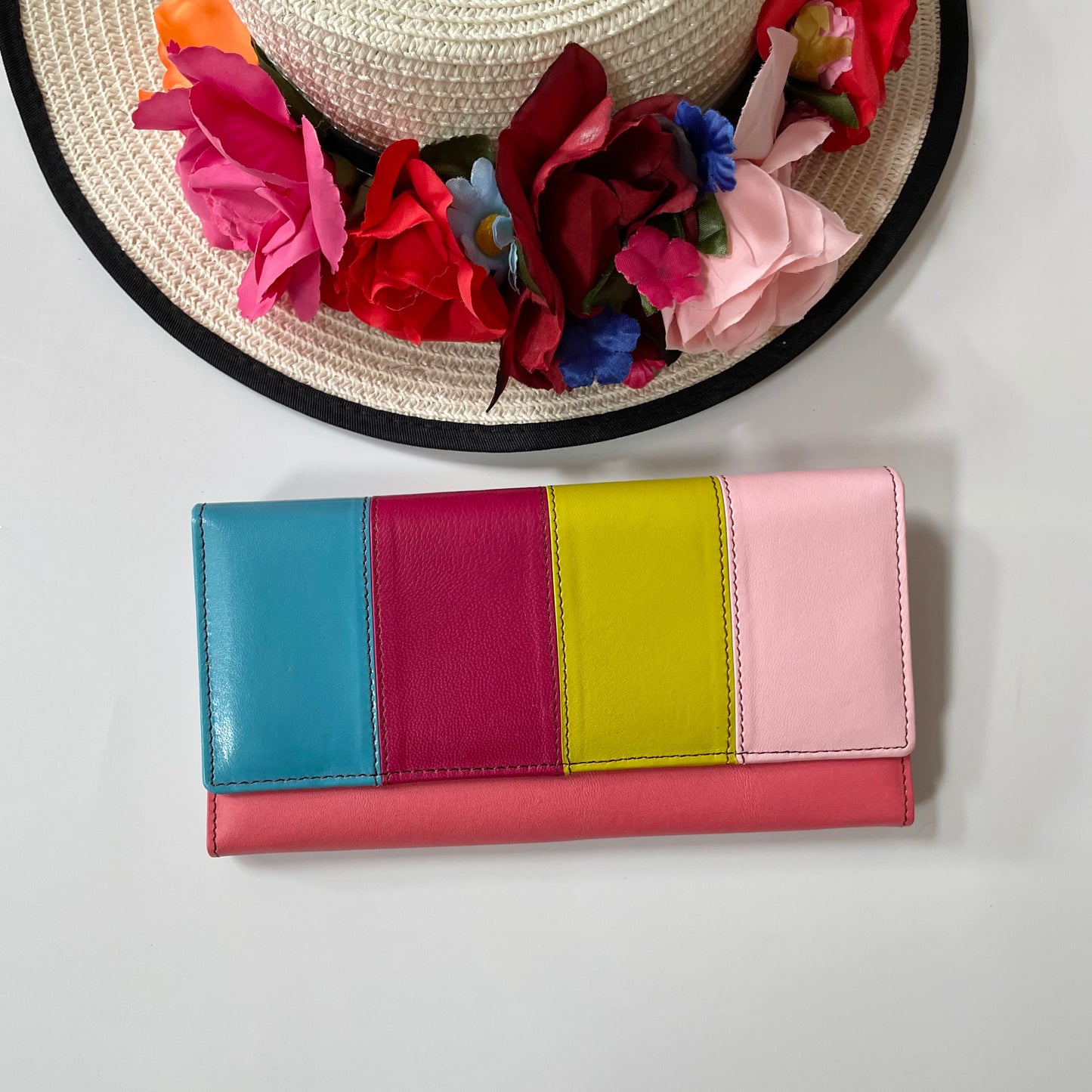 Nephele Lisa Purses Unique Handmade Recycled Sustainable Upcycled Leather Rainbow