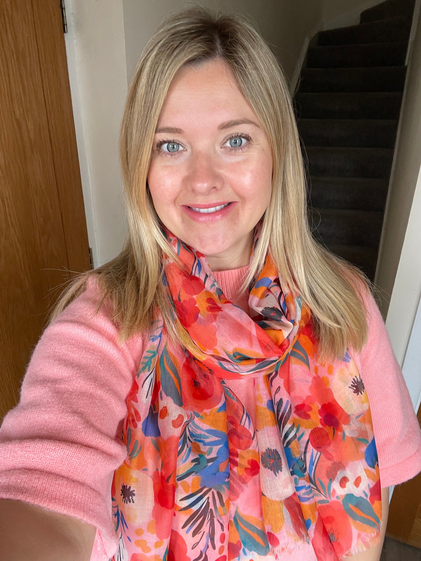 Spring Floral Scarf