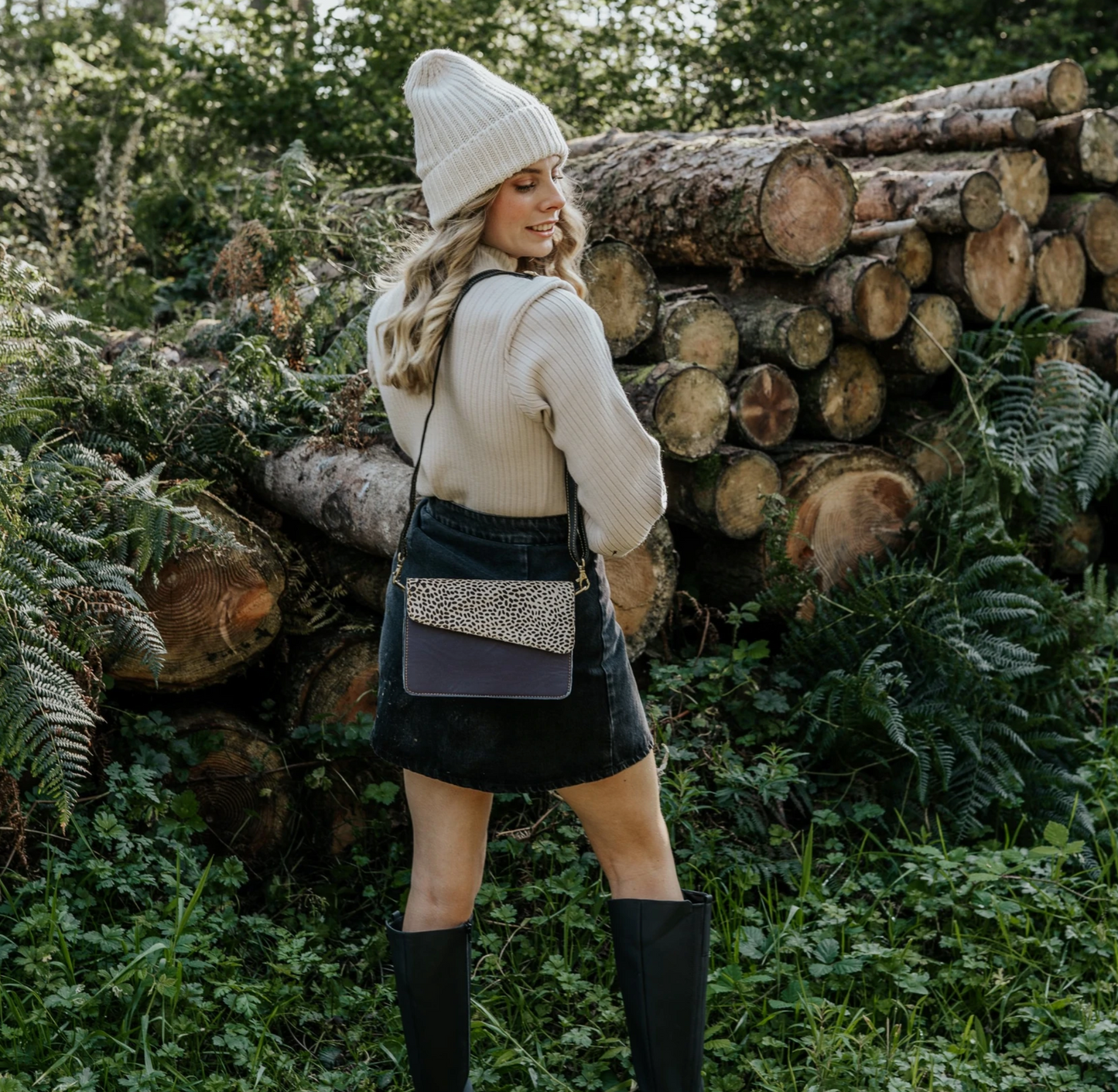 OUTLET Nephele Rani Bag Unique Handmade Recycled Sustainable Leather