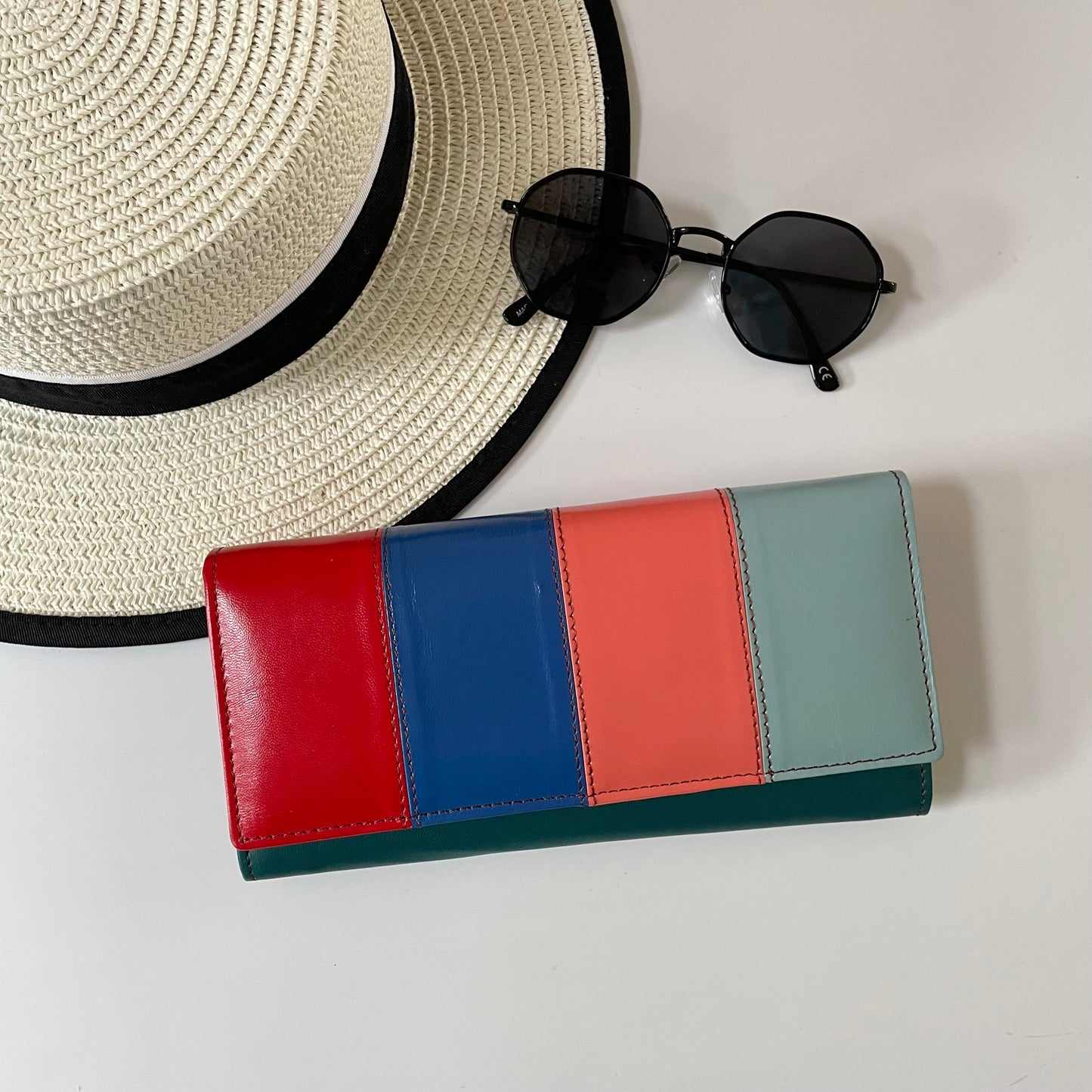 Nephele Lisa Purses Unique Handmade Recycled Sustainable Upcycled Leather Rainbow