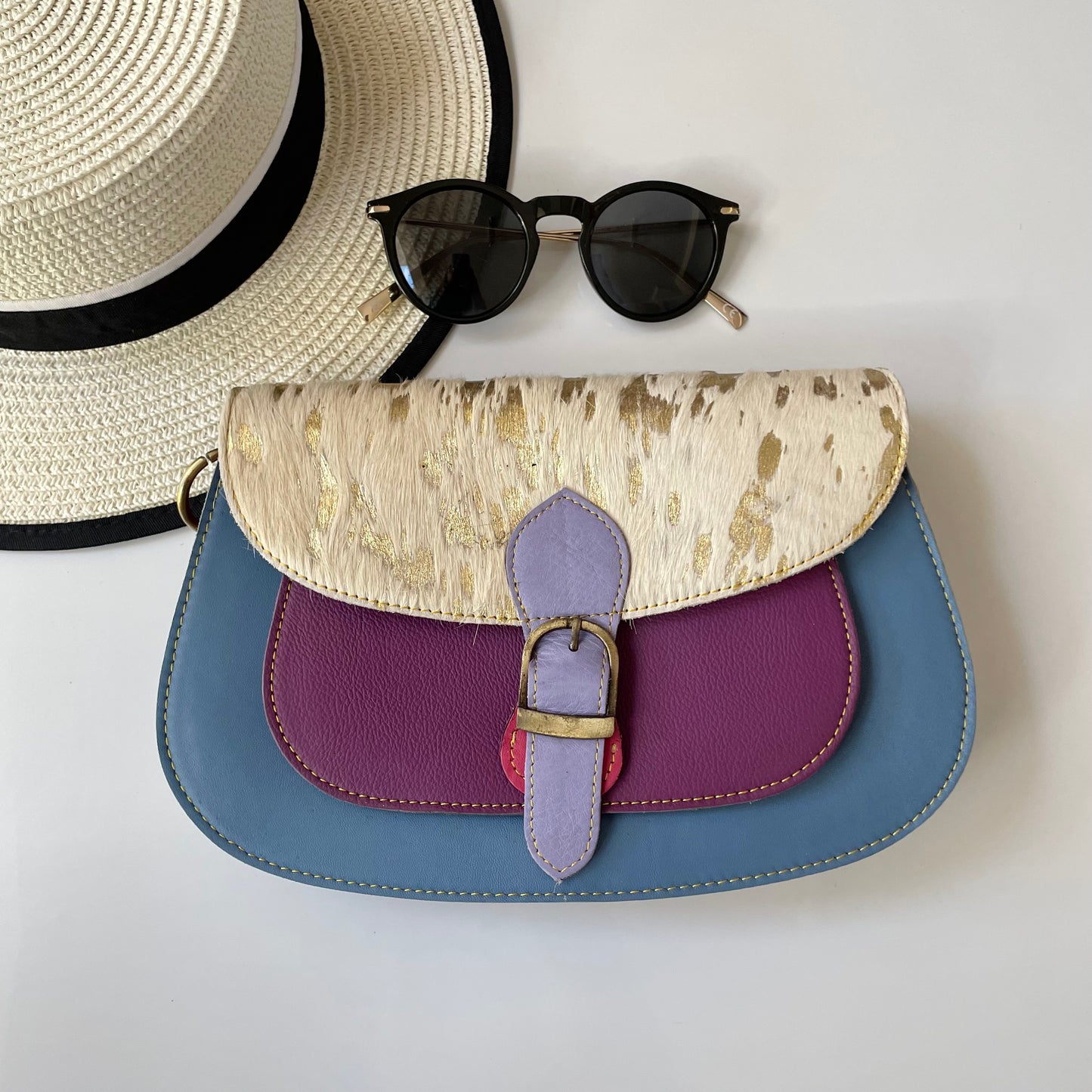 OUTLET Nephele Josephine Bag Unique Handmade Recycled Sustainable Leather