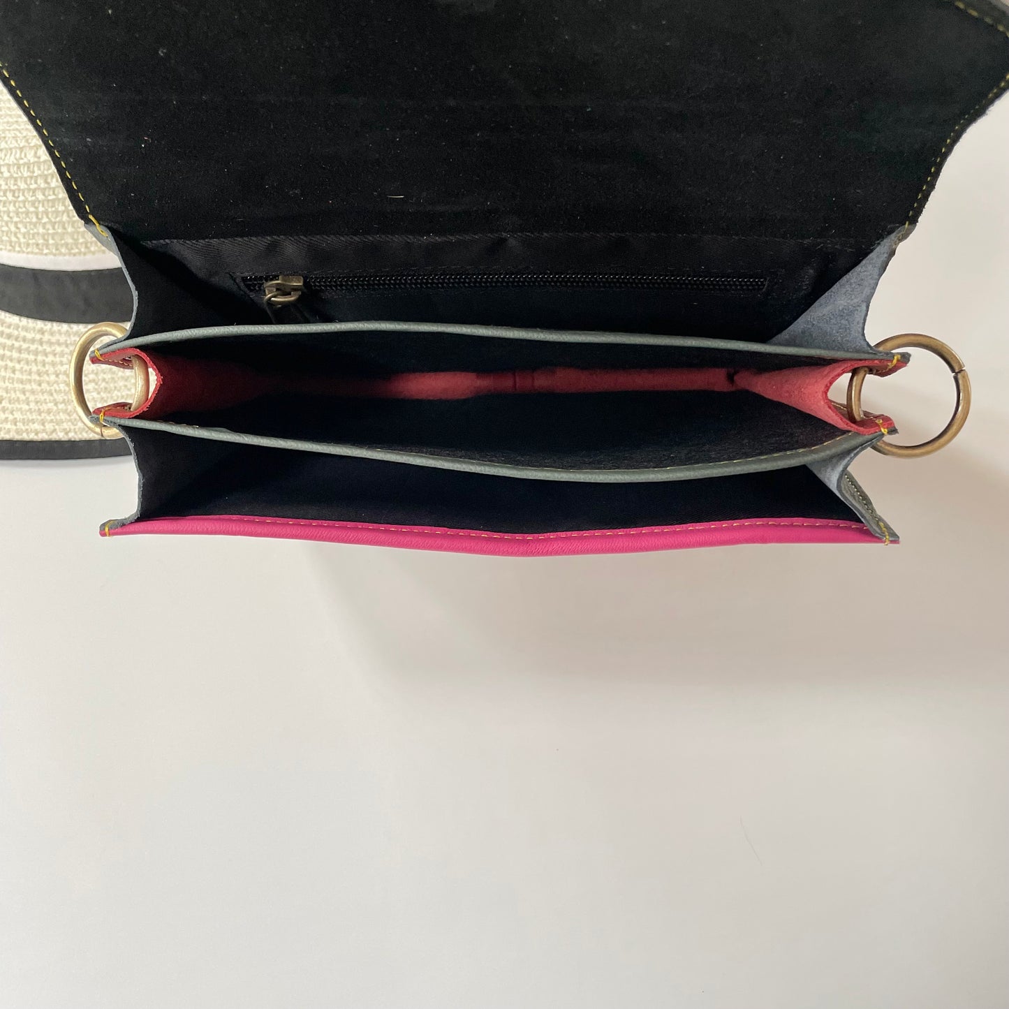 OUTLET Nephele Eadie Full Print Bag Unique Handmade Recycled Sustainable Leather