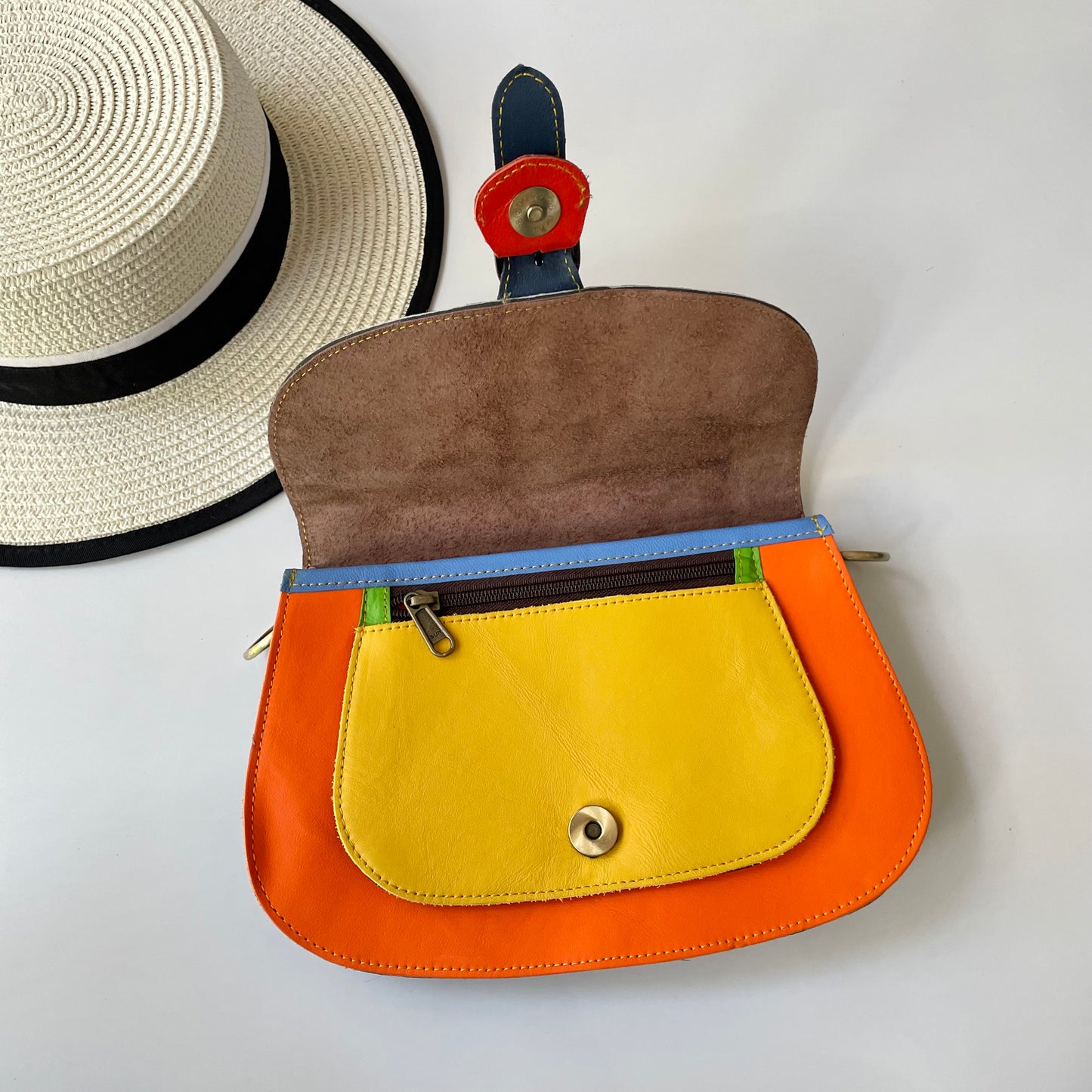OUTLET Nephele Josephine Bag Unique Handmade Recycled Sustainable Leather