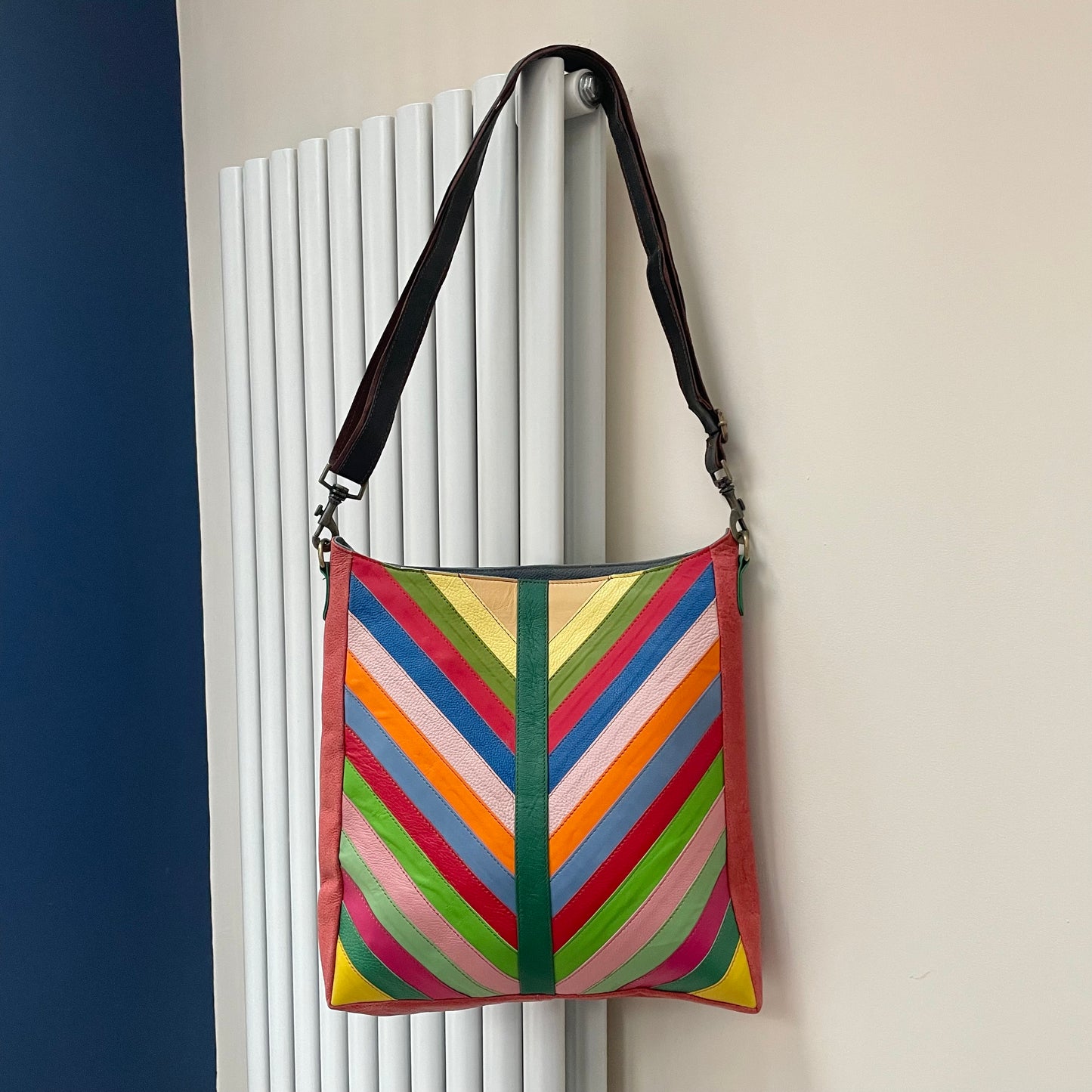 Nephele Joy Bags Unique Handmade Recycled Sustainable Leather Upcycled Rainbow