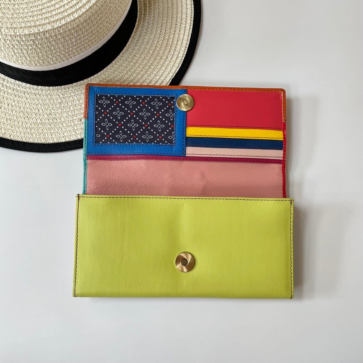 OUTLET Nephele Drew Purse Unique Handmade Recycled Sustainable Leather