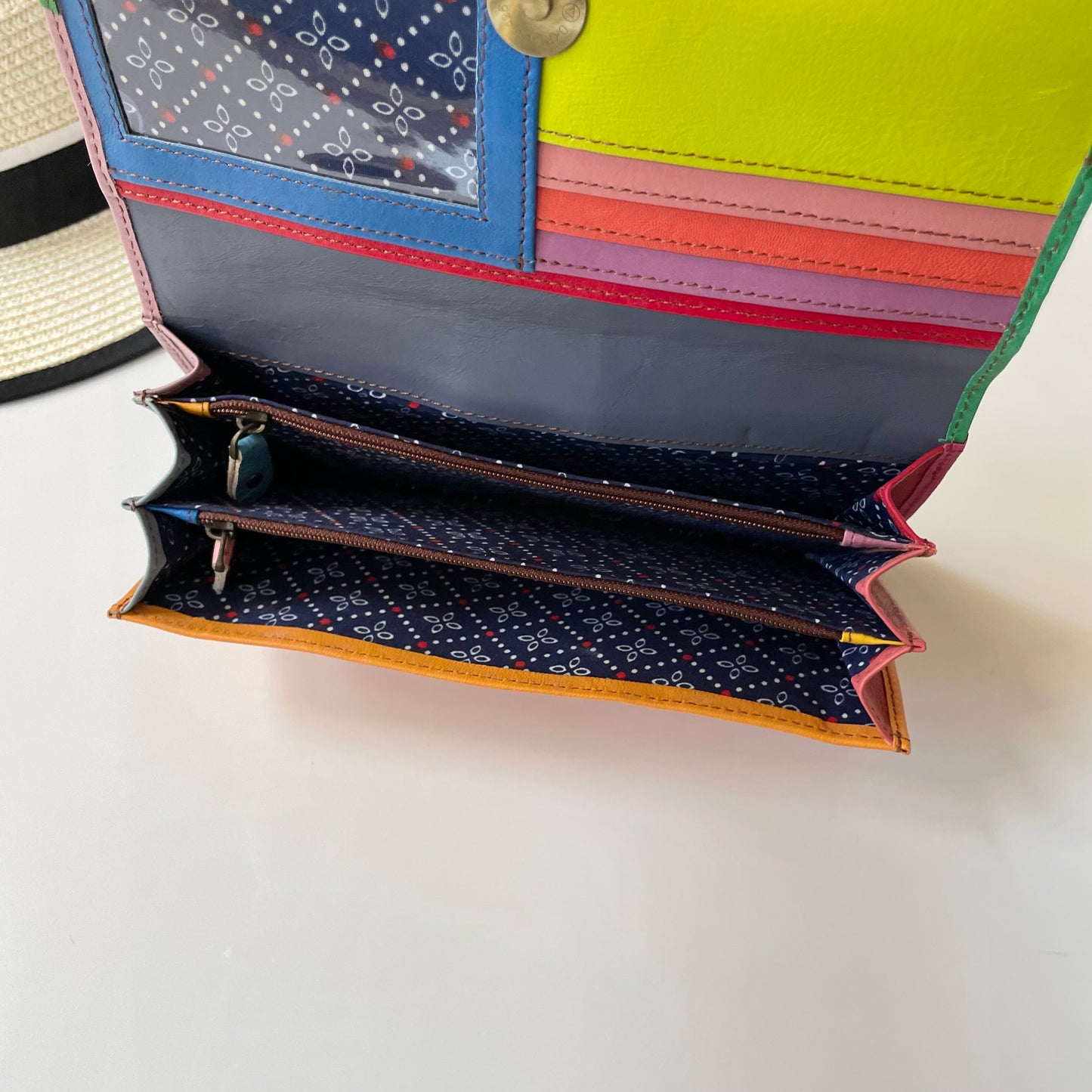 OUTLET Nephele Drew Purse Unique Handmade Recycled Sustainable Leather