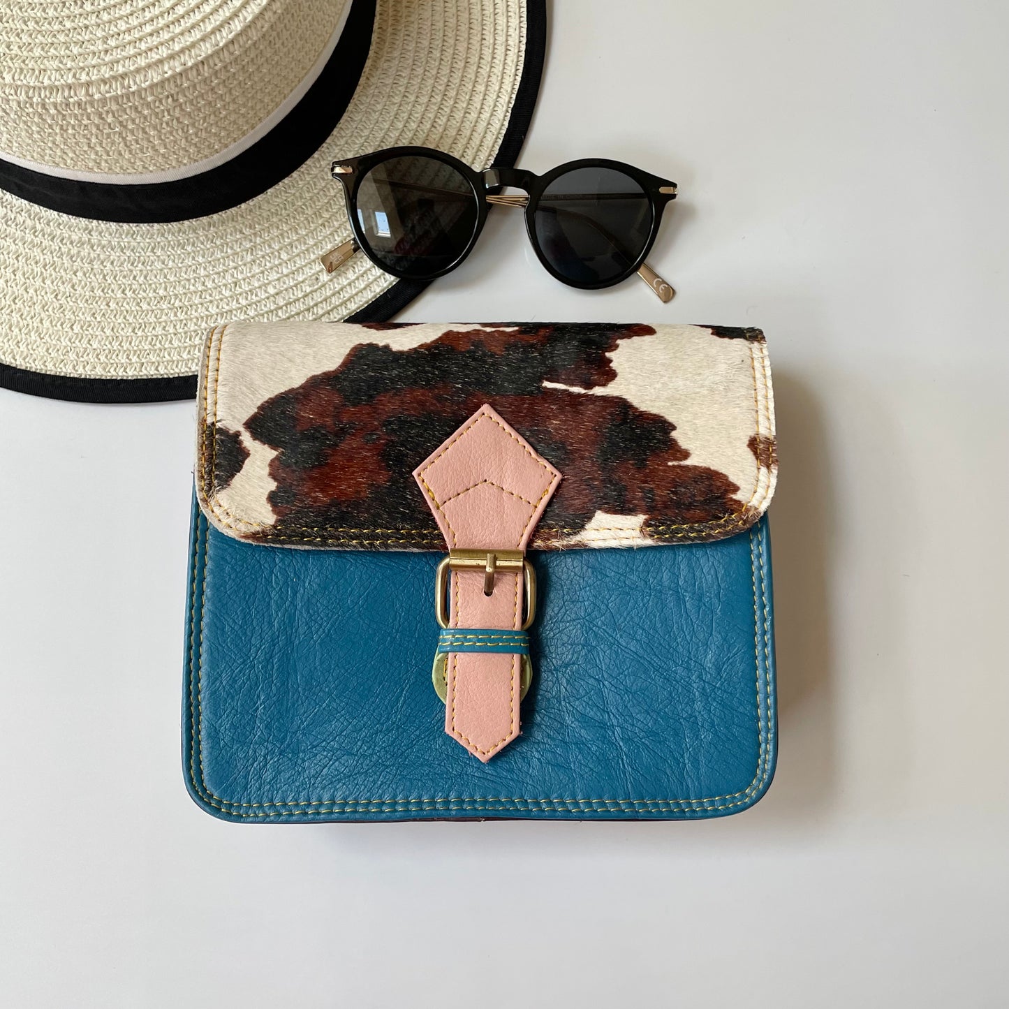 OUTLET Nephele Myrtle Bag Unique Handmade Recycled Sustainable Leather