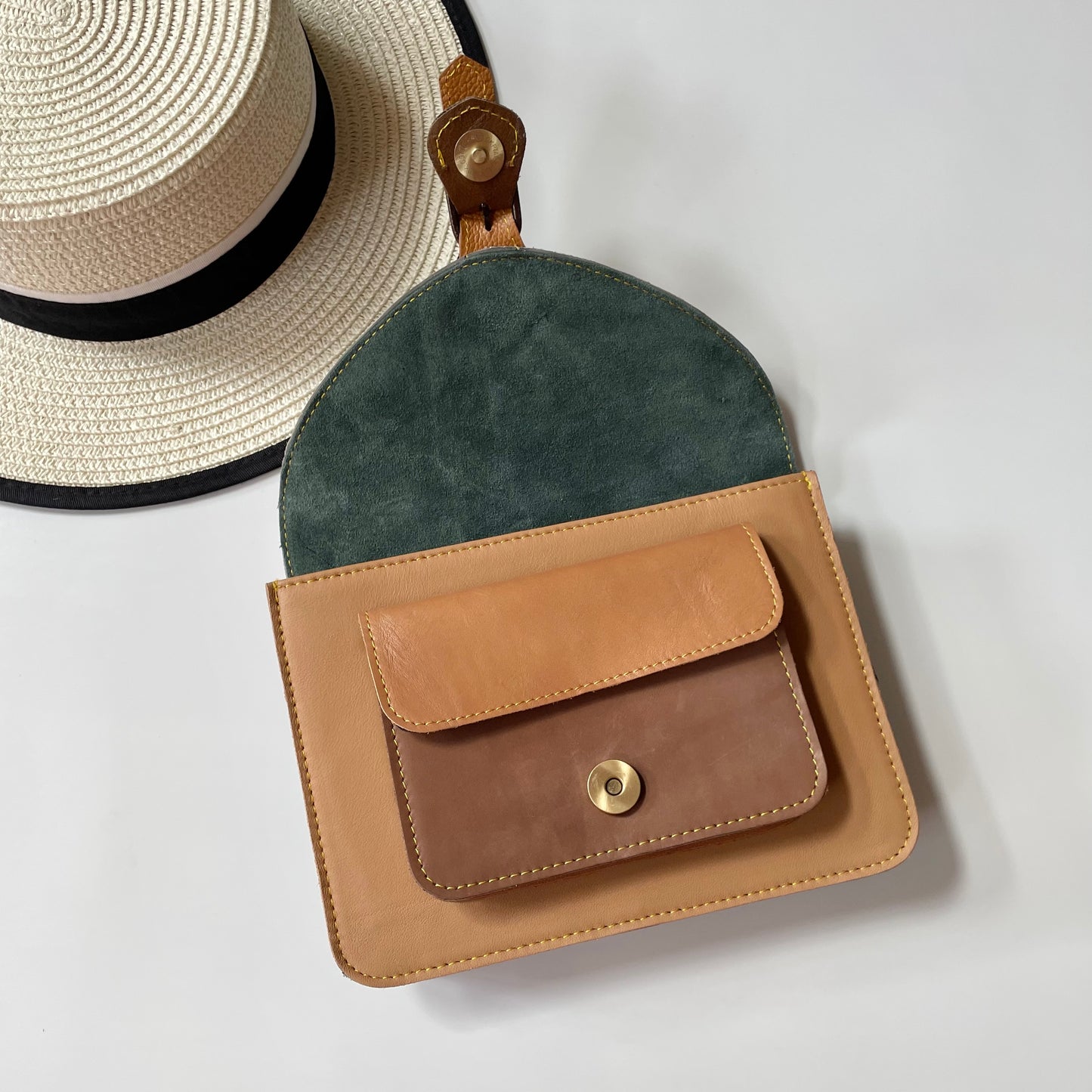 OUTLET Nephele Dixie Bag Unique Handmade Recycled Sustainable Leather