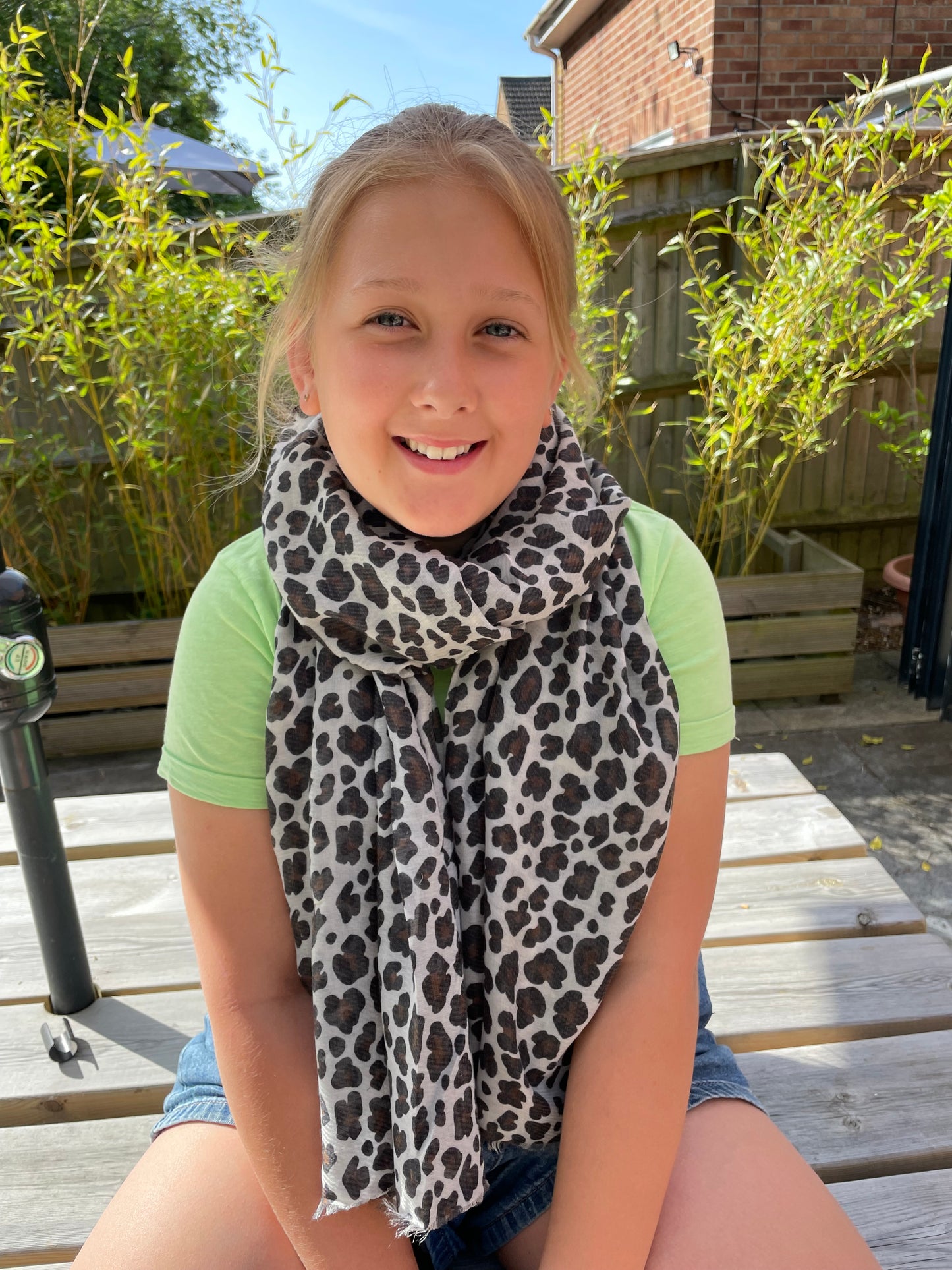 Leopard Print Scarf