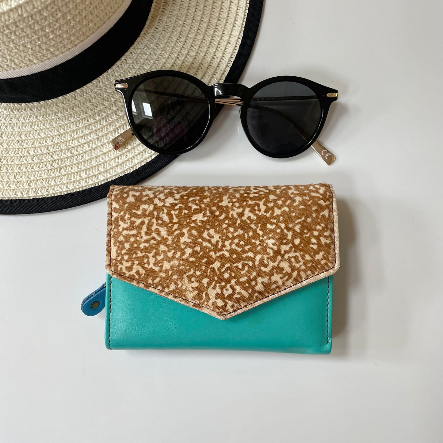 OUTLET Nephele Erin Purse Unique Handmade Recycled Sustainable Leather