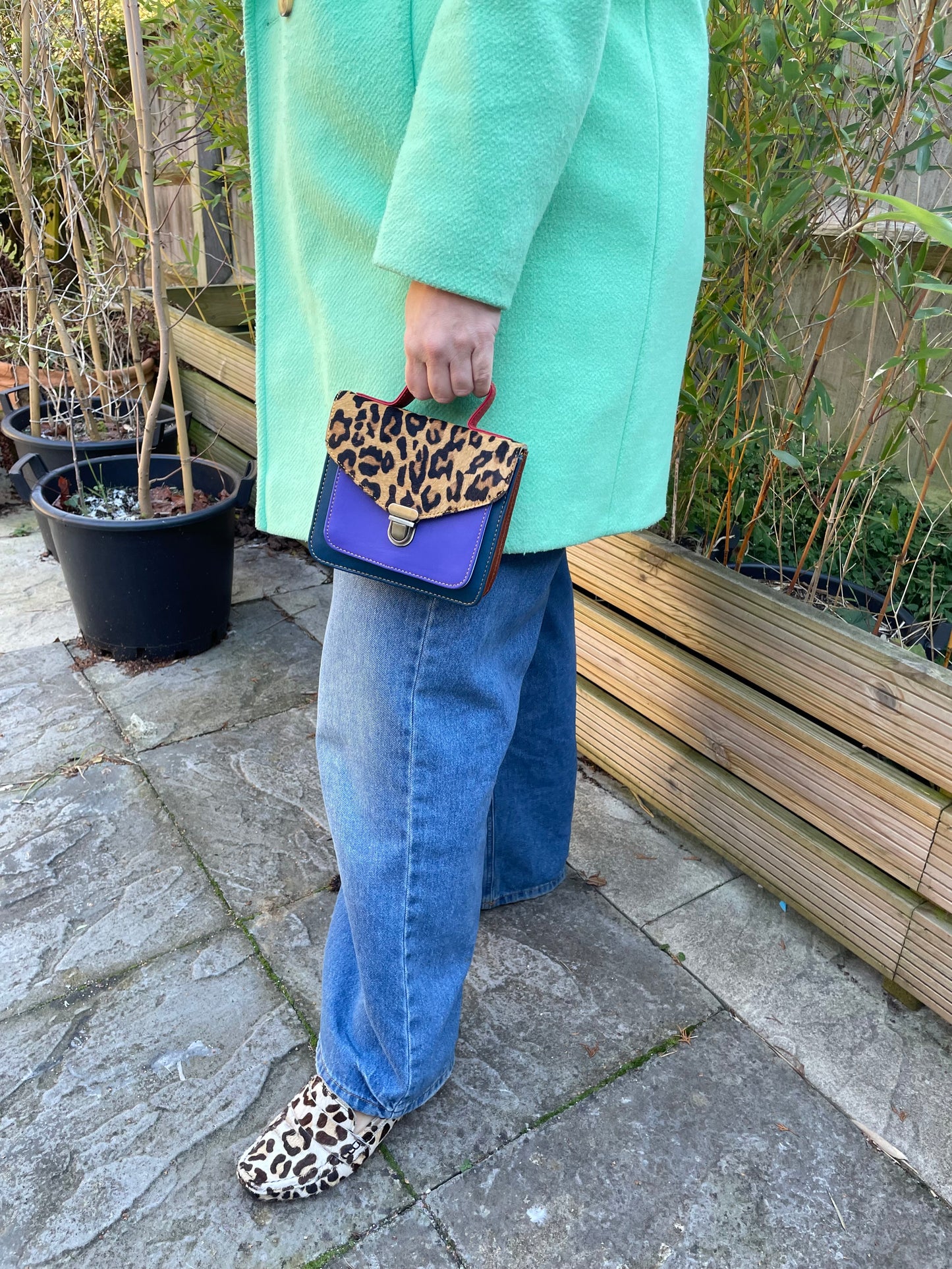 Nephele Mini Vivian Bags Unique Handmade Recycled Sustainable Upcycled Leather
