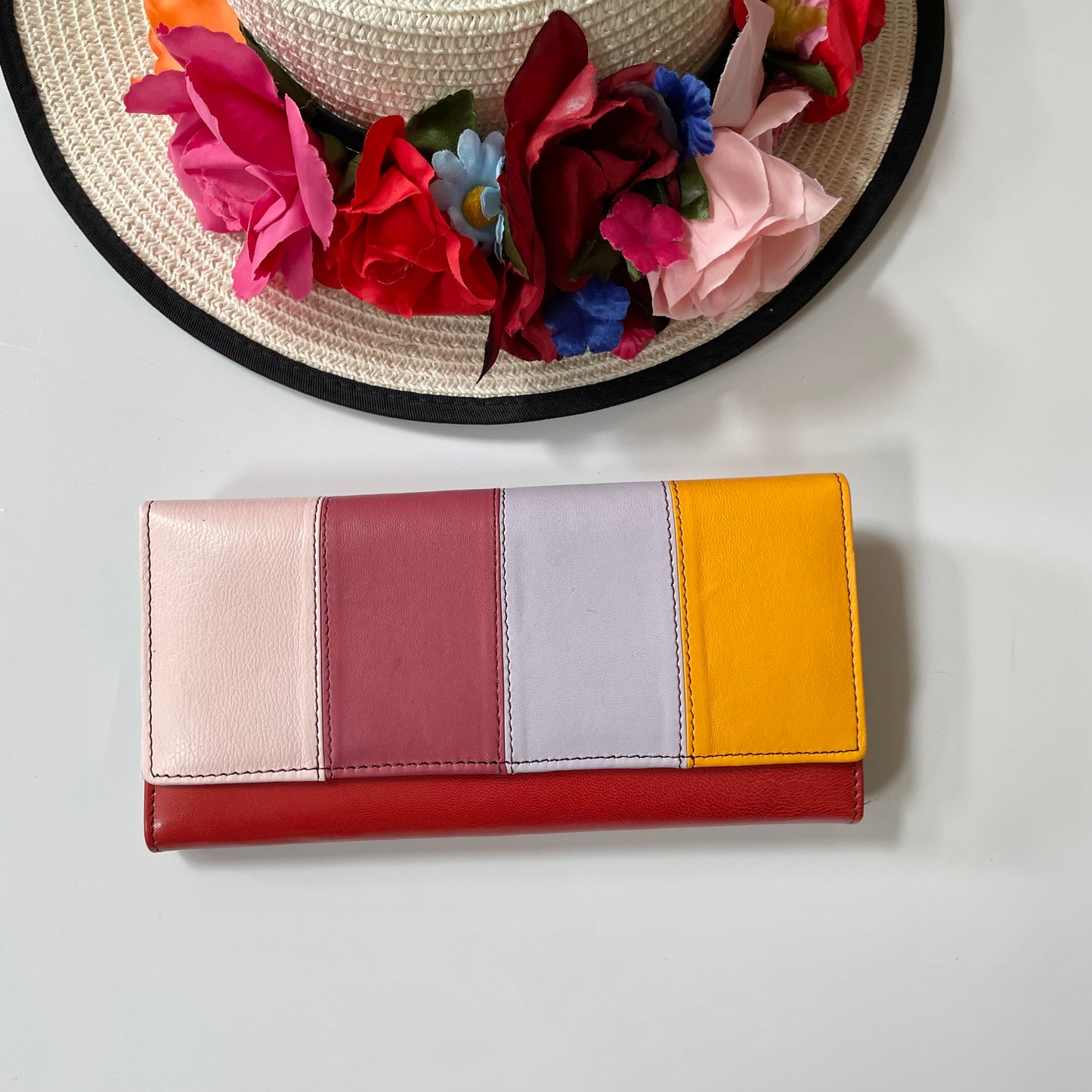 Nephele Lisa Purses Unique Handmade Recycled Sustainable Upcycled Leather Rainbow