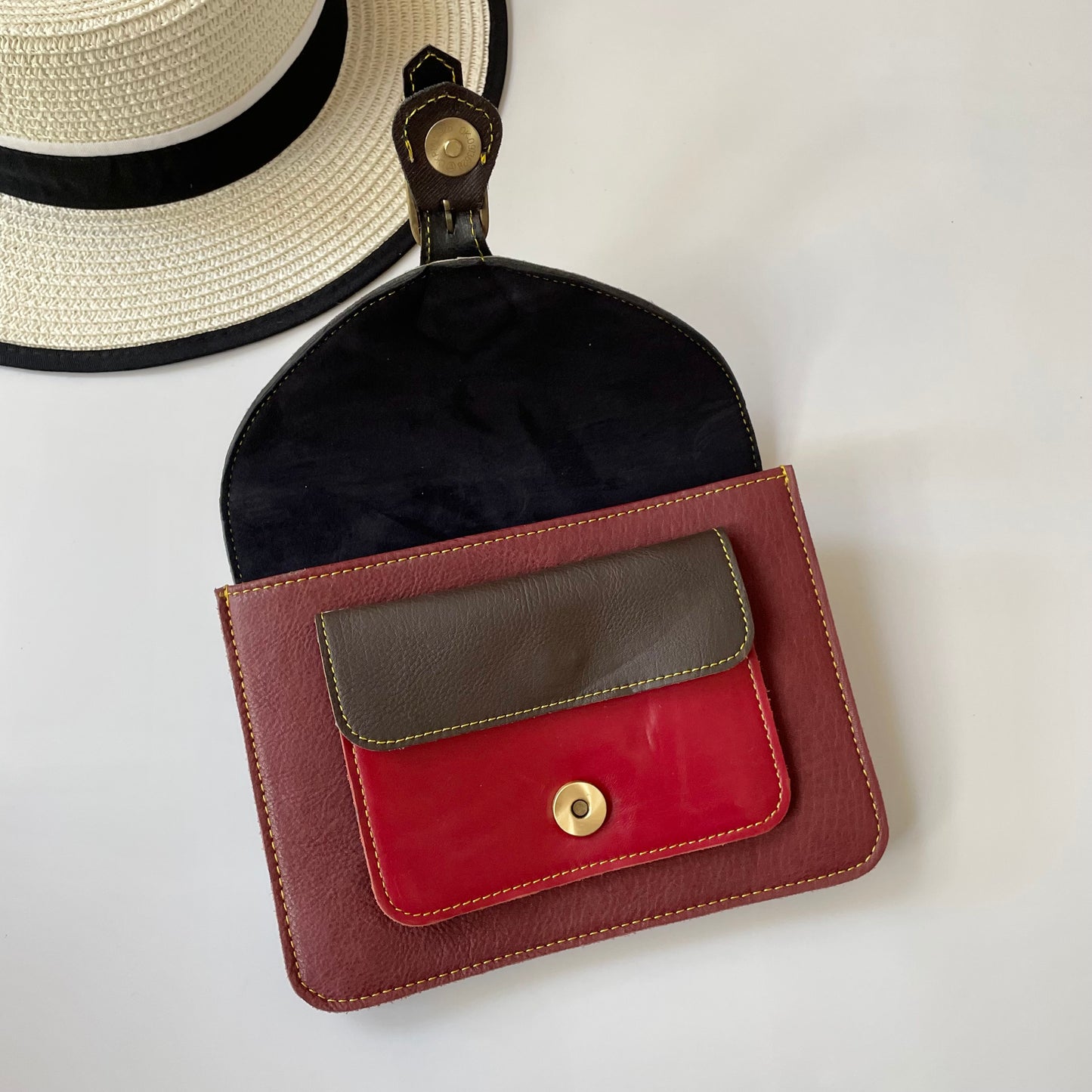 OUTLET Nephele Dixie Bag Unique Handmade Recycled Sustainable Leather