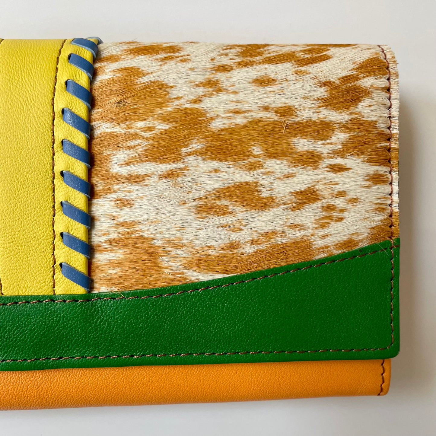 OUTLET Nephele Drew Purse Unique Handmade Recycled Sustainable Leather