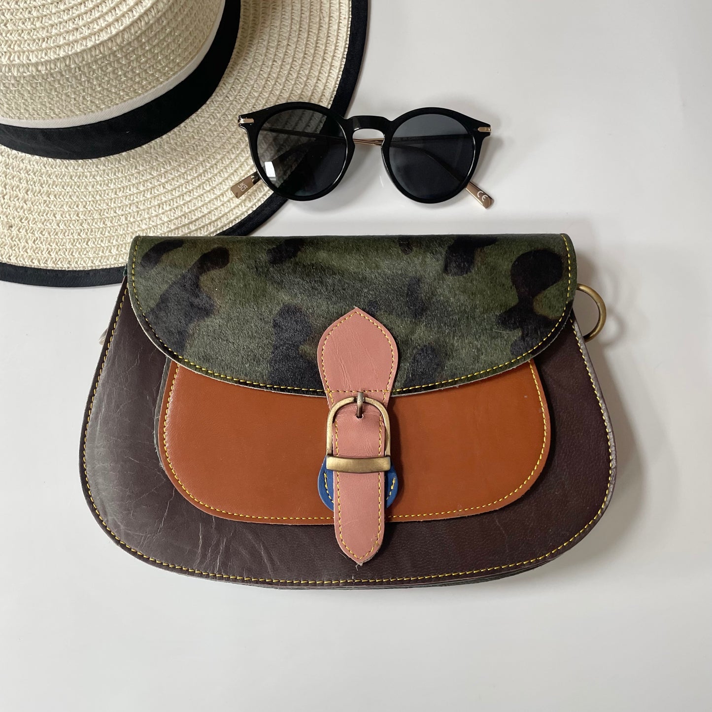 OUTLET Nephele Josephine Bag Unique Handmade Recycled Sustainable Leather