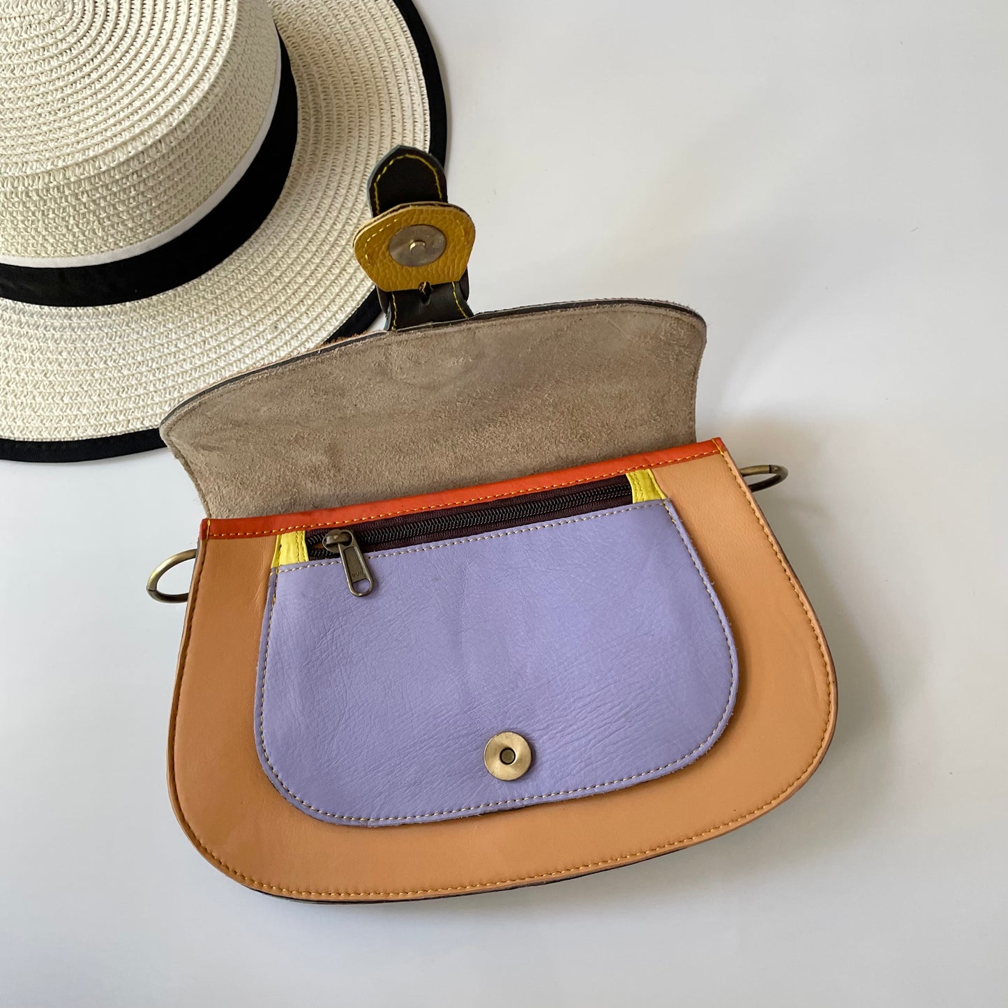 OUTLET Nephele Josephine Bag Unique Handmade Recycled Sustainable Leather