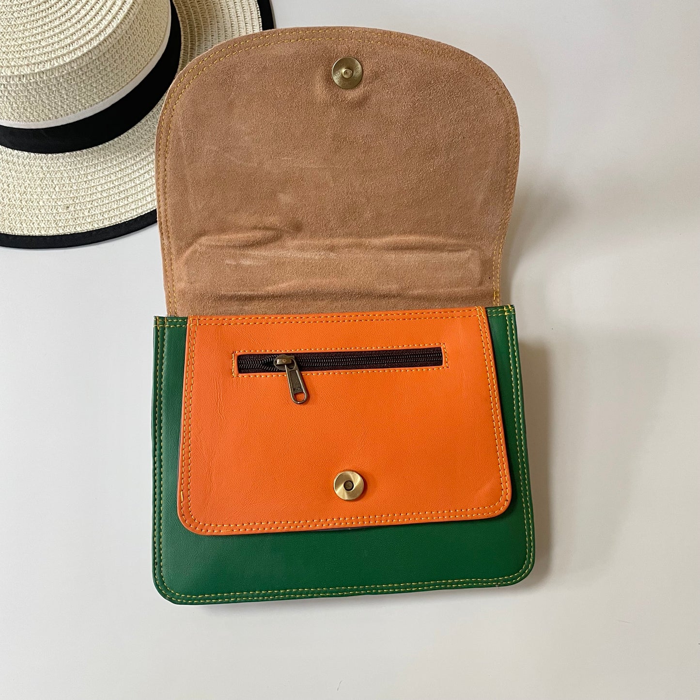 OUTLET Nephele Hana Bag Unique Handmade Recycled Sustainable Leather