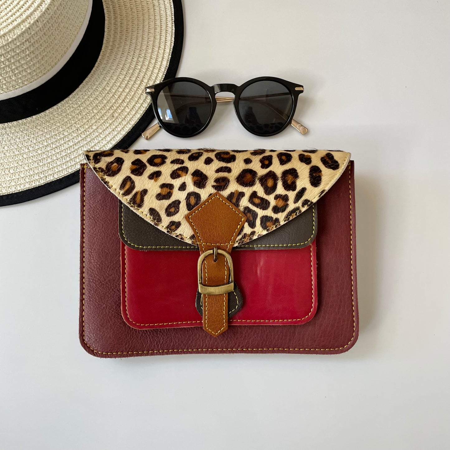 OUTLET Nephele Dixie Bag Unique Handmade Recycled Sustainable Leather