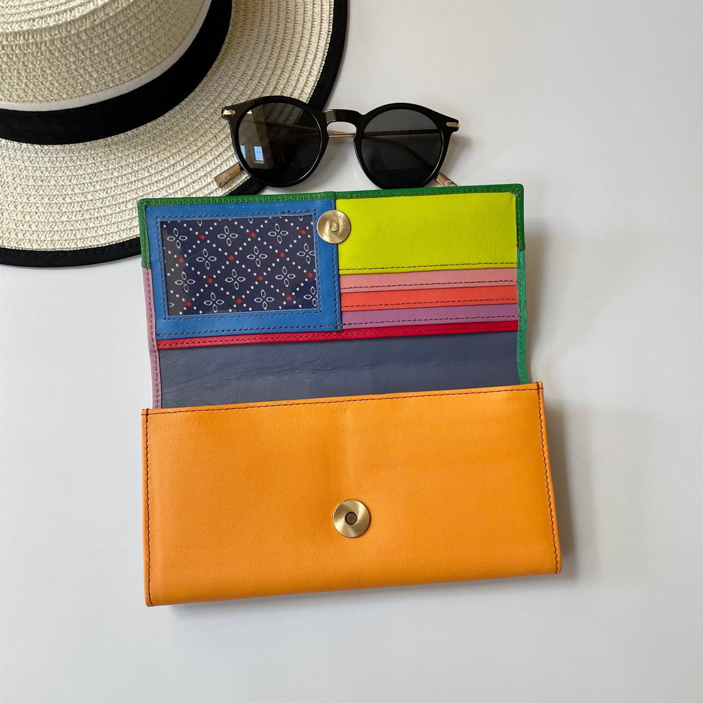 OUTLET Nephele Drew Purse Unique Handmade Recycled Sustainable Leather