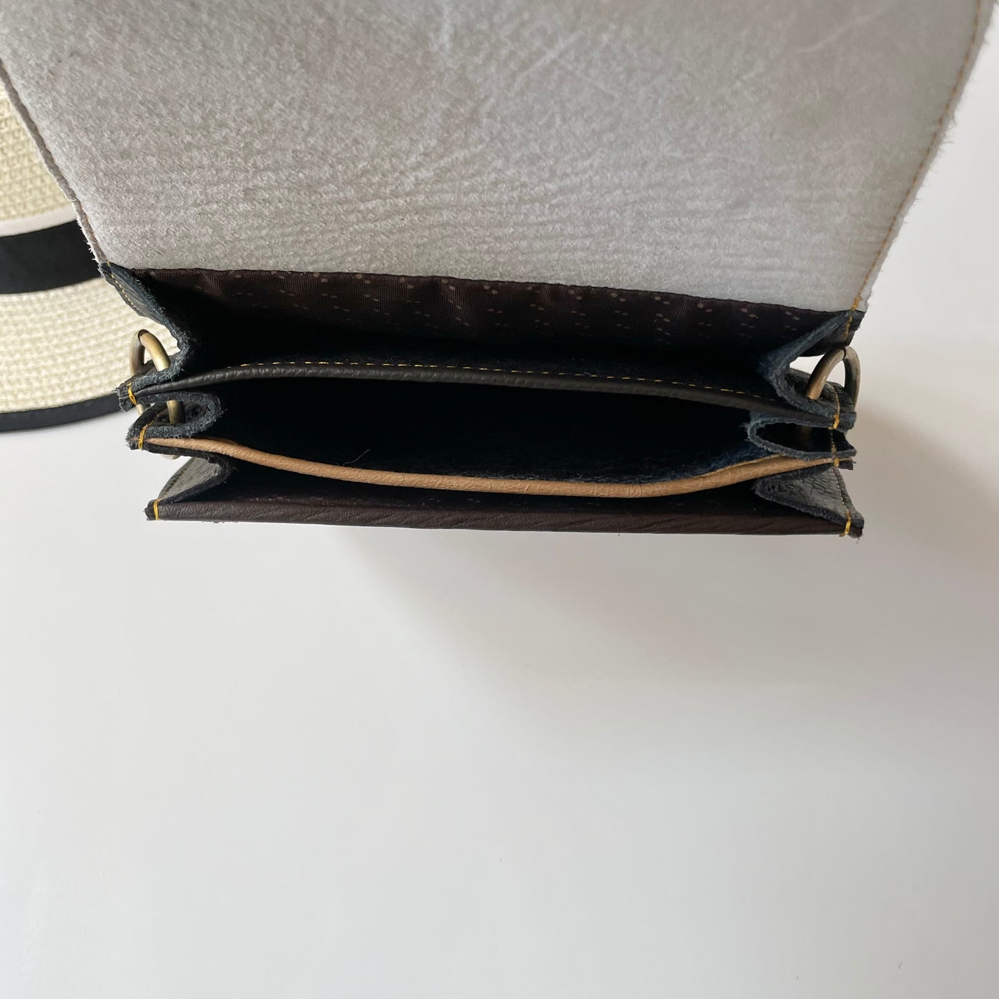 OUTLET Nephele Tallulah Full Print Bag Unique Handmade Recycled Sustainable Leather