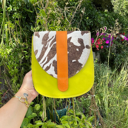 OUTLET Nephele Margot Bag Unique Handmade Recycled Sustainable Leather