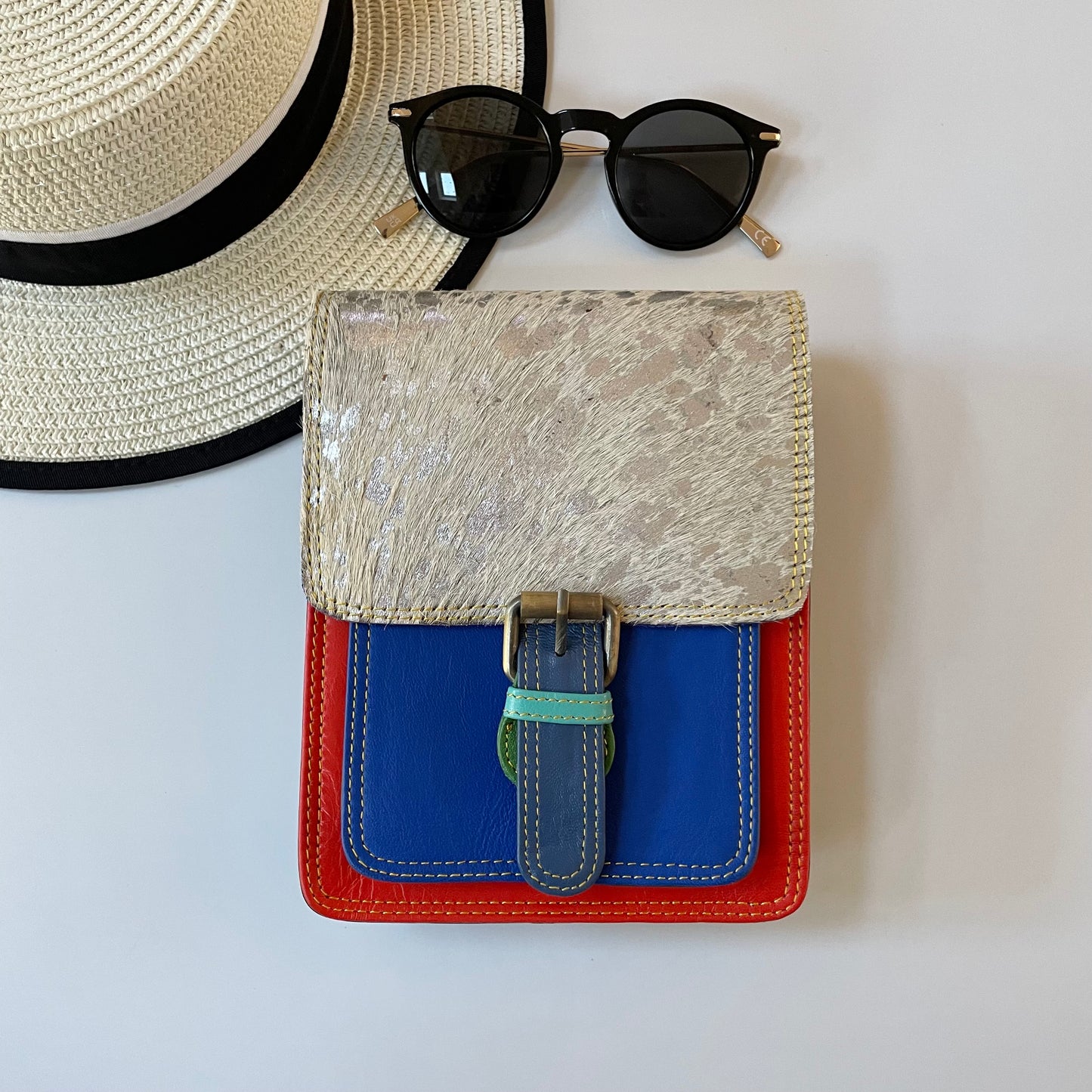 OUTLET Nephele Gertrude Bag Unique Handmade Recycled Sustainable Leather