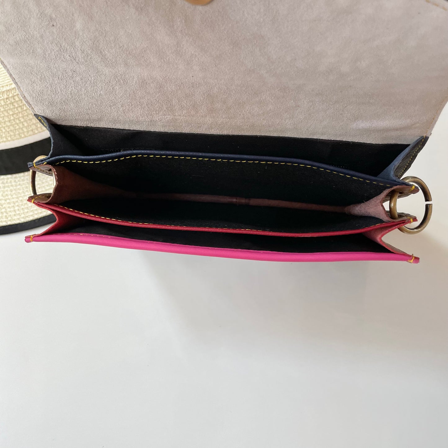 OUTLET Nephele Eadie Full Print Bag Unique Handmade Recycled Sustainable Leather