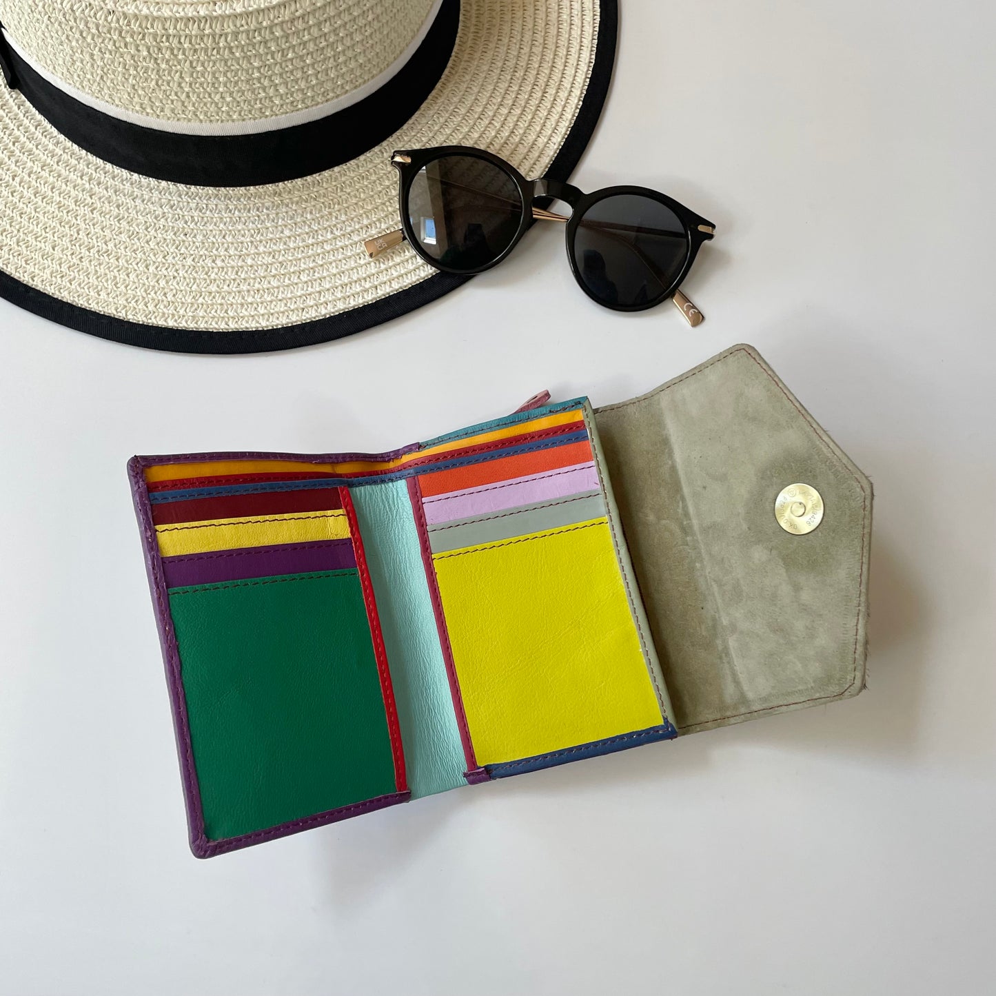 OUTLET Nephele Erin Purse Unique Handmade Recycled Sustainable Leather