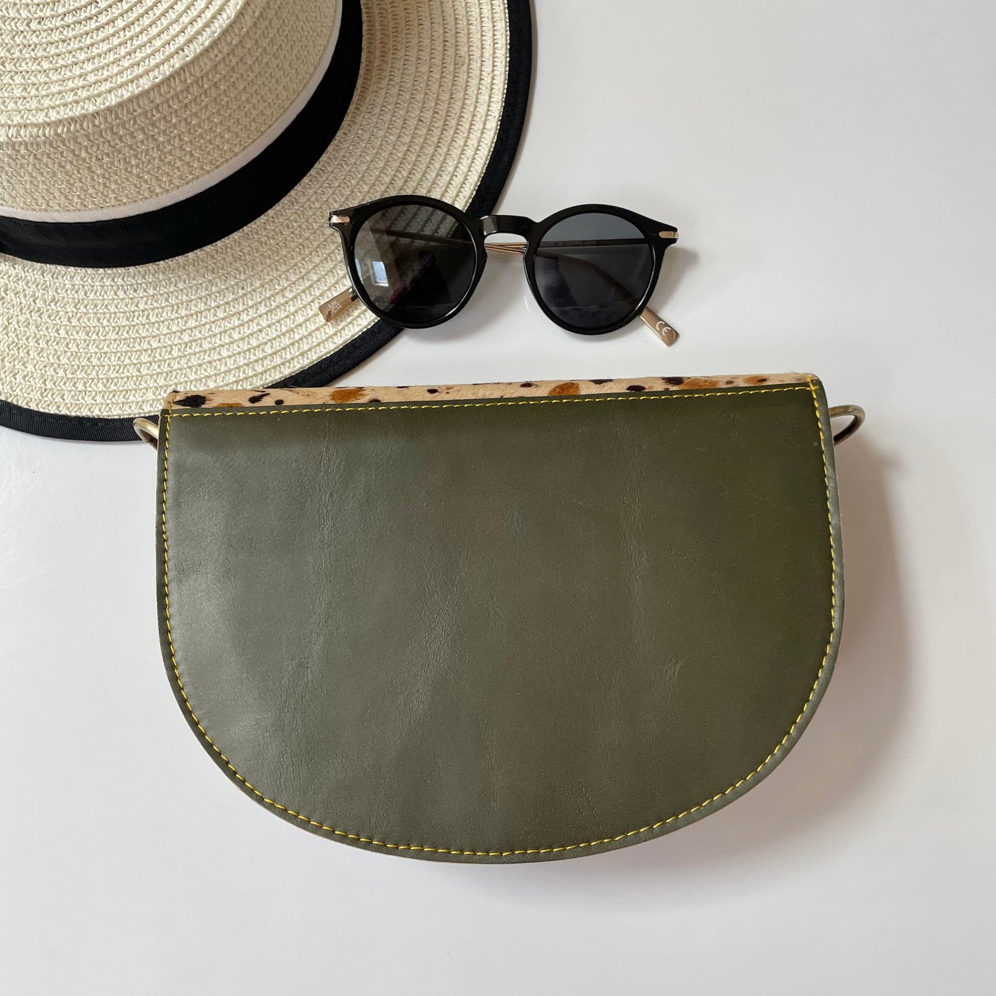 OUTLET Nephele Claire Bag Unique Handmade Recycled Sustainable Leather