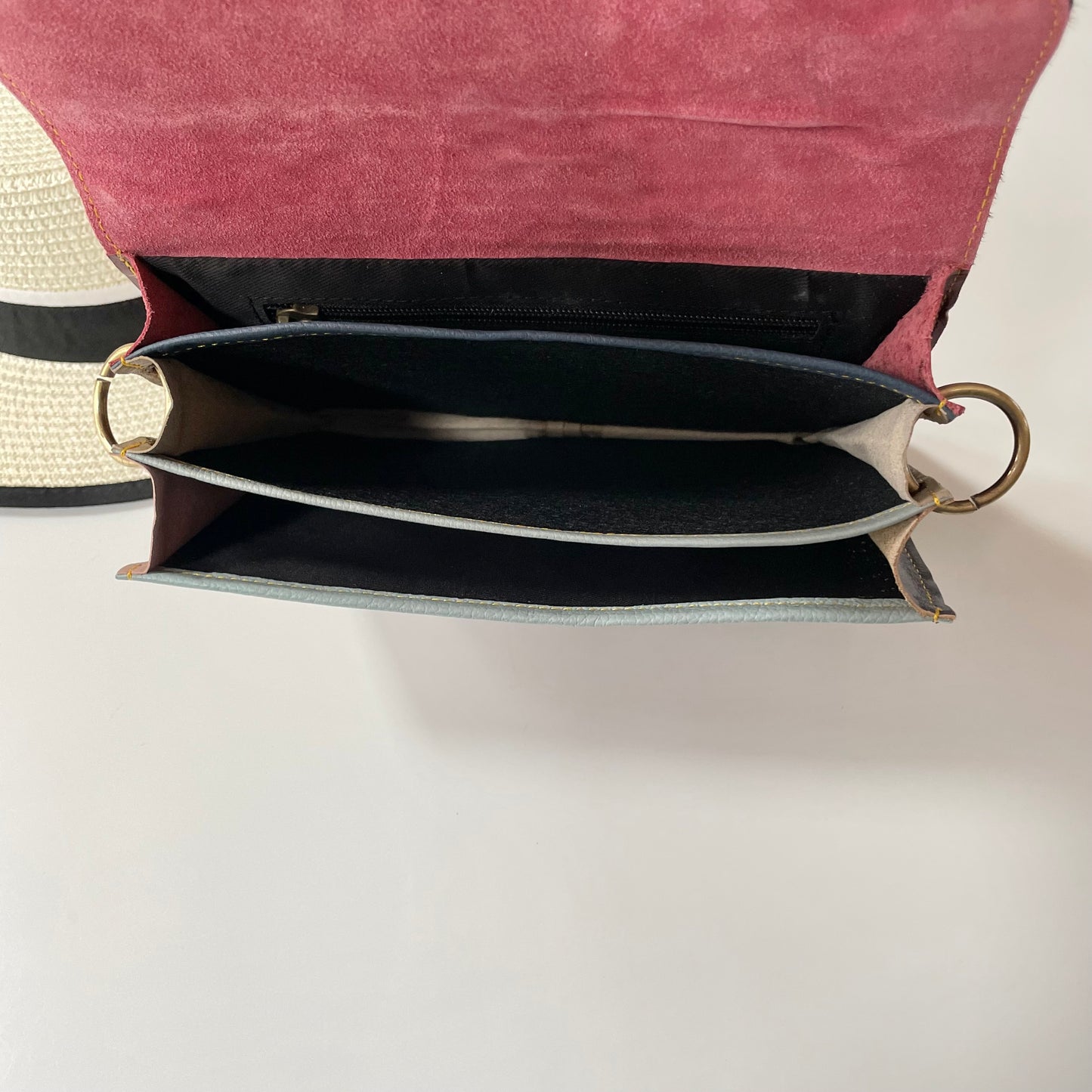 OUTLET Nephele Eadie Full Print Bag Unique Handmade Recycled Sustainable Leather