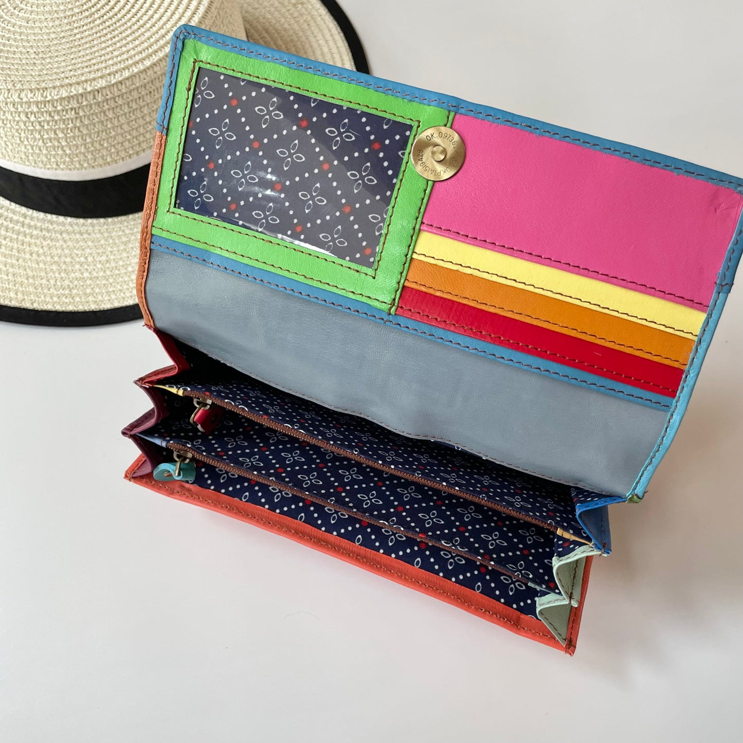 OUTLET Nephele Drew Purse Unique Handmade Recycled Sustainable Leather